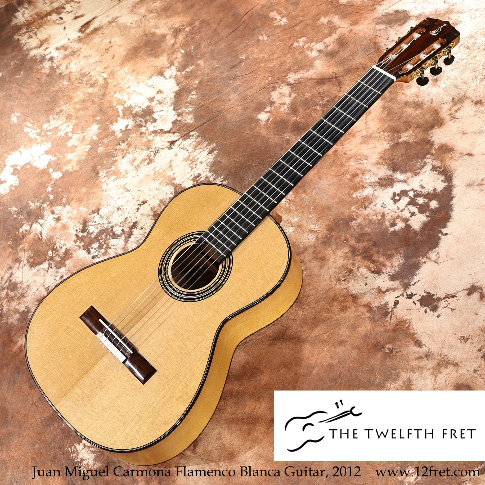 Juan Miguel Carmona Flamenco Blanca Guitar, 2012 - The Twelfth Fret