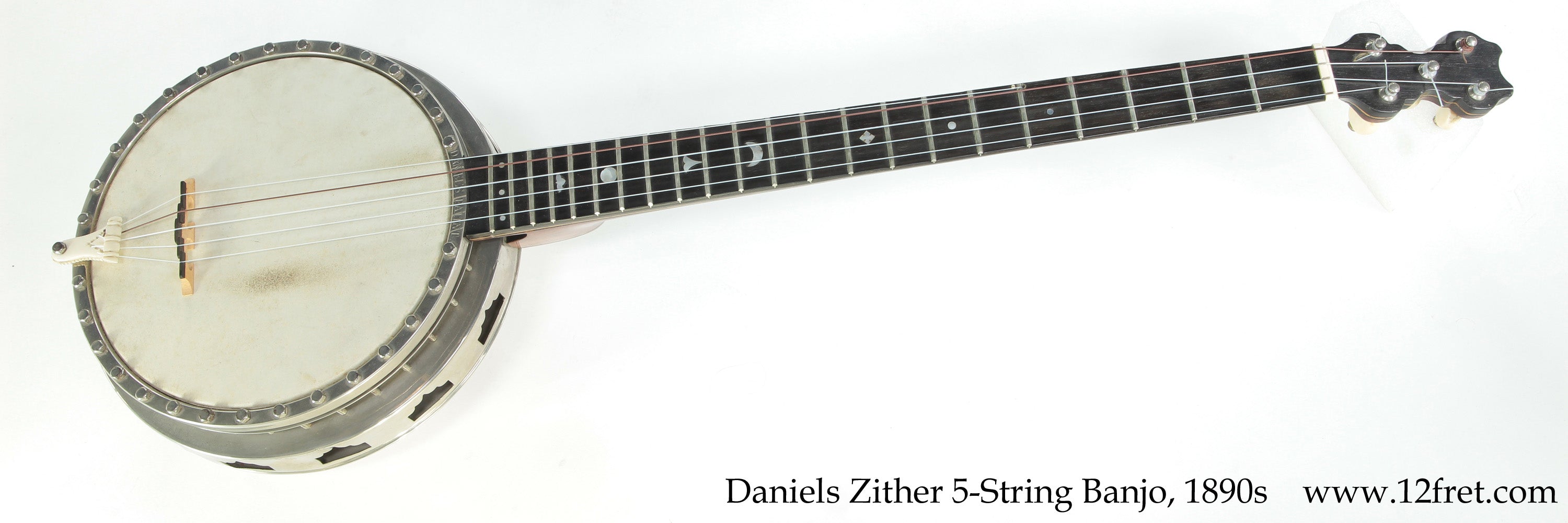 Daniels Zither Banjo 5-String, 1890s - The Twelfth Fret
