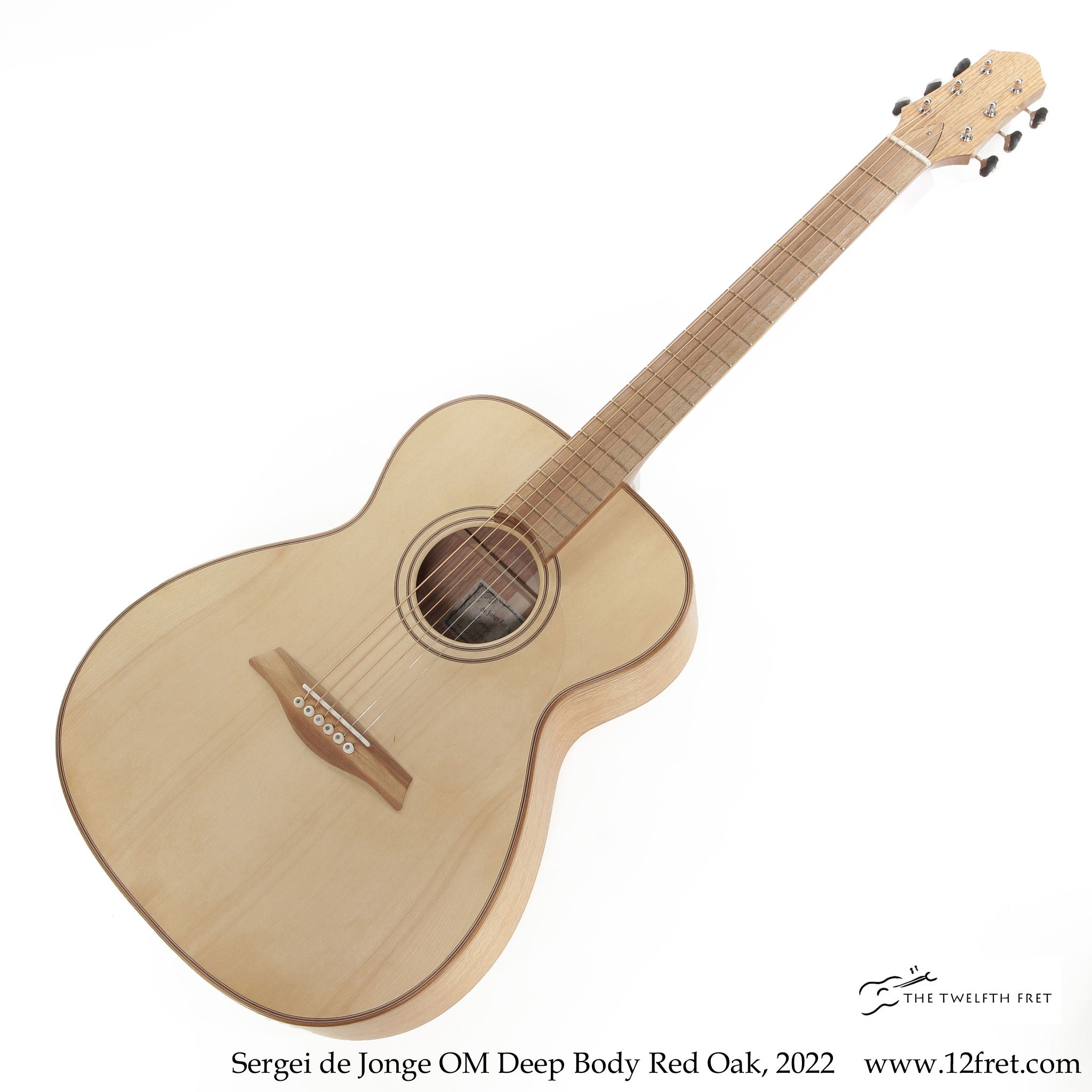 Sergei de Jonge OM Deep Body Red Oak, 2022 - The Twelfth Fret