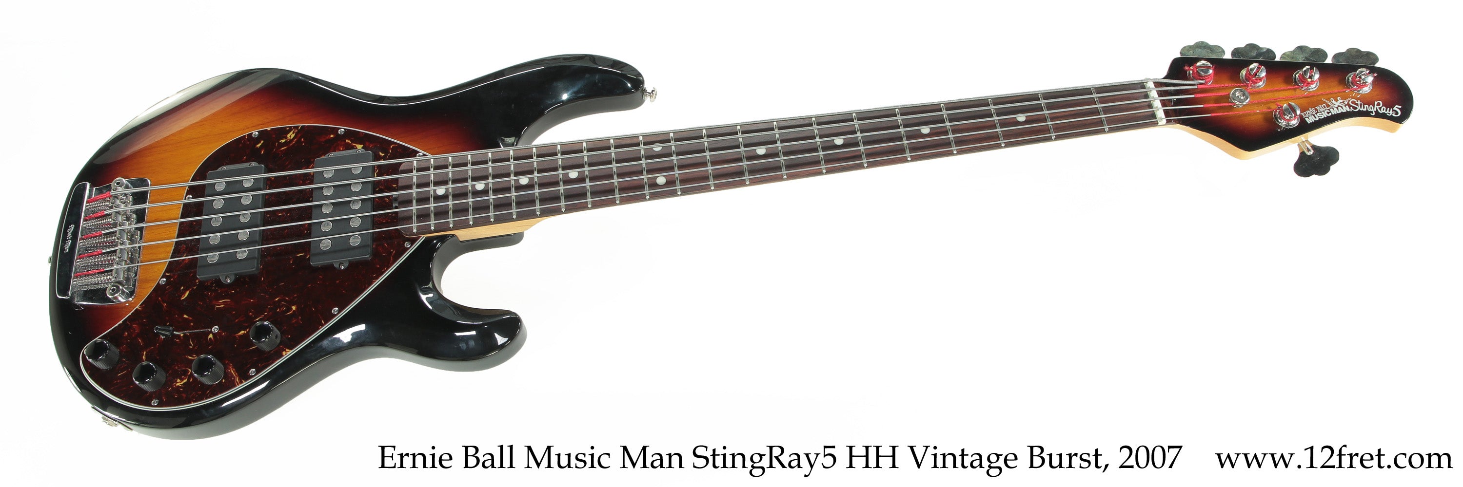 EB Music Man StingRay5 HH Vintage Burst, 2007 - The Twelfth Fret