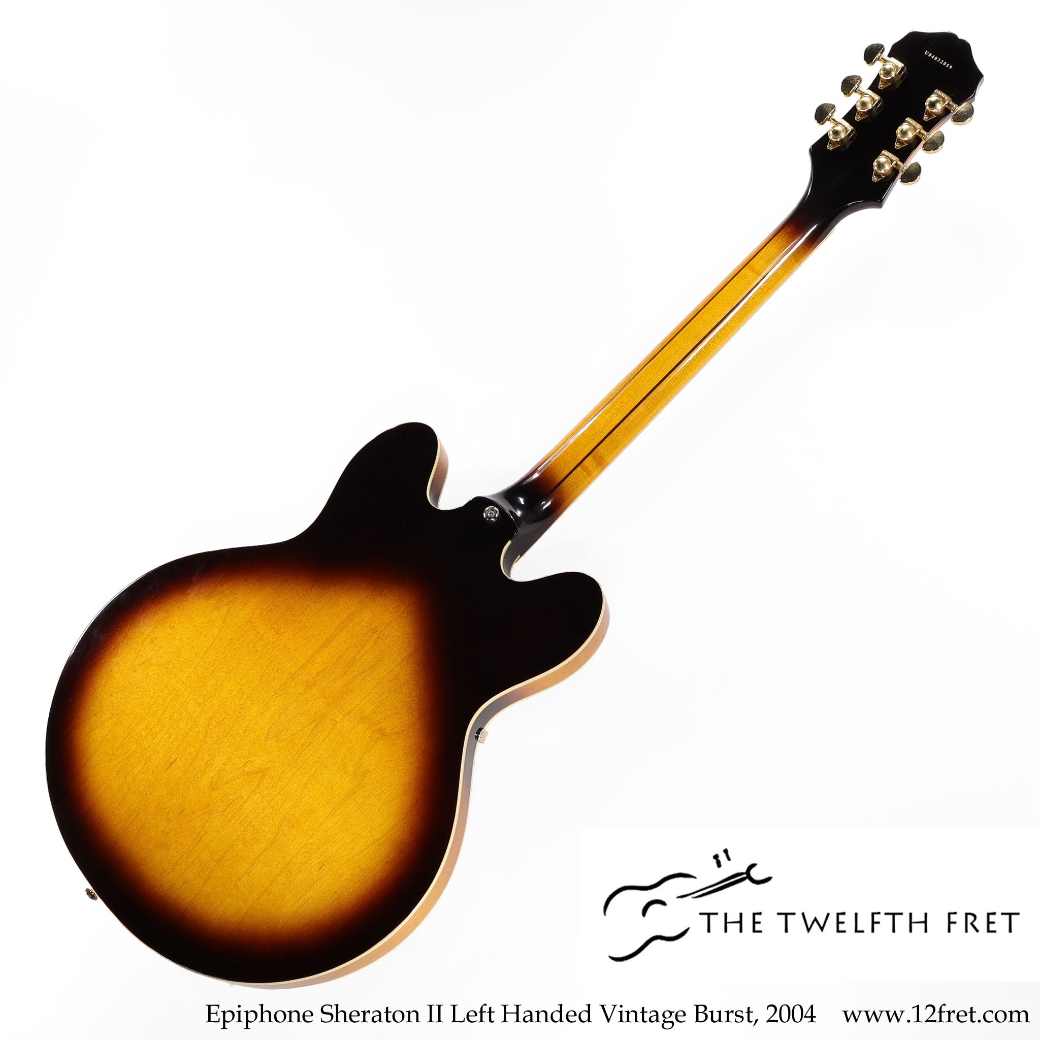 Epiphone Sheraton II Left Handed Vintage Burst, 2004 - The Twelfth Fret