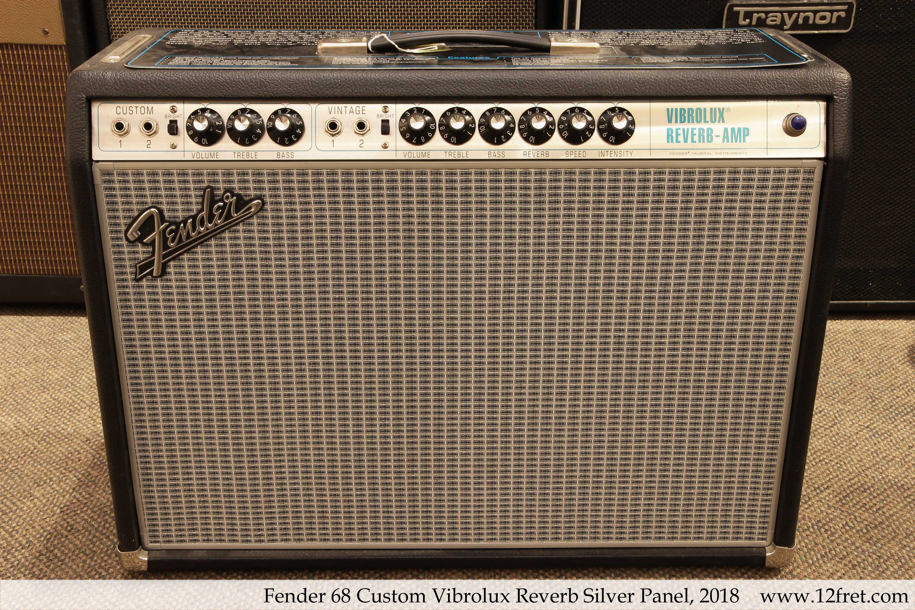 Fender 68 Custom Vibrolux Reverb Silver Panel, 2018