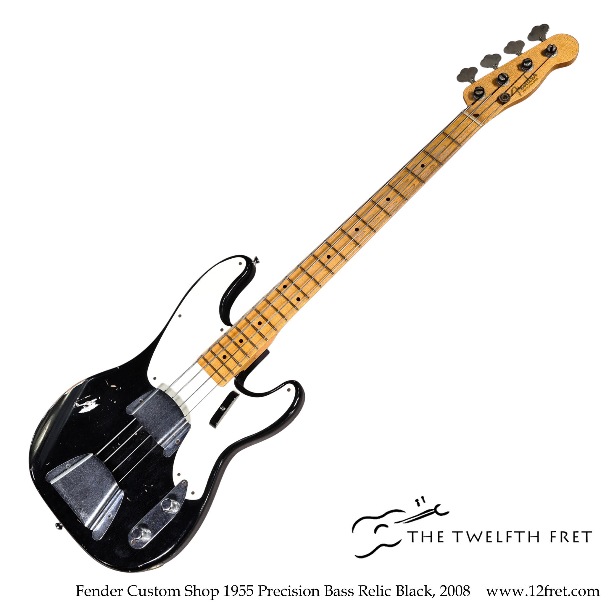 Fender Custom Shop 1955 Precision Bass Relic Black, 2008 - The Twelfth Fret