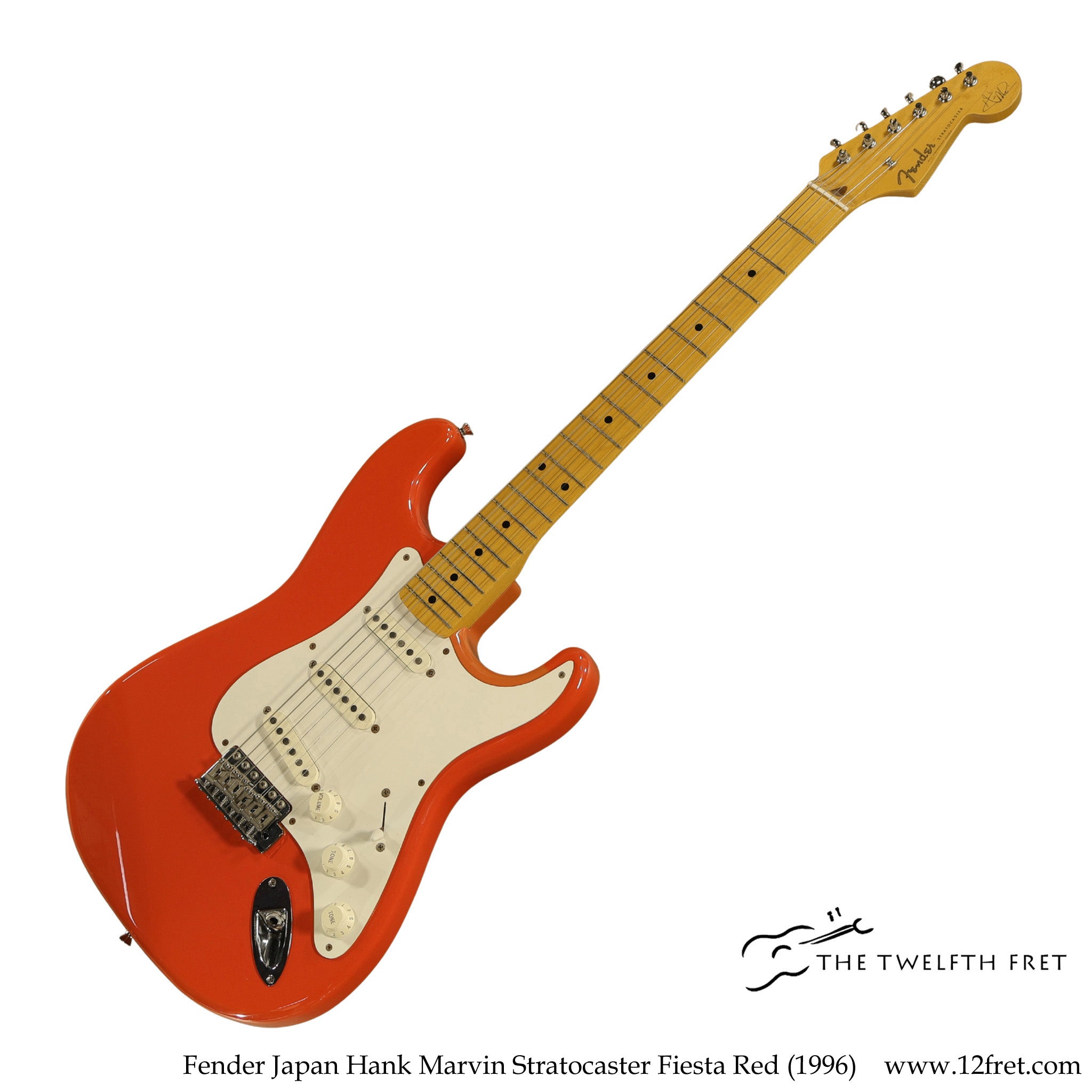 Fender Japan Hank Marvin Stratocaster Fiesta Red, 1996 - The