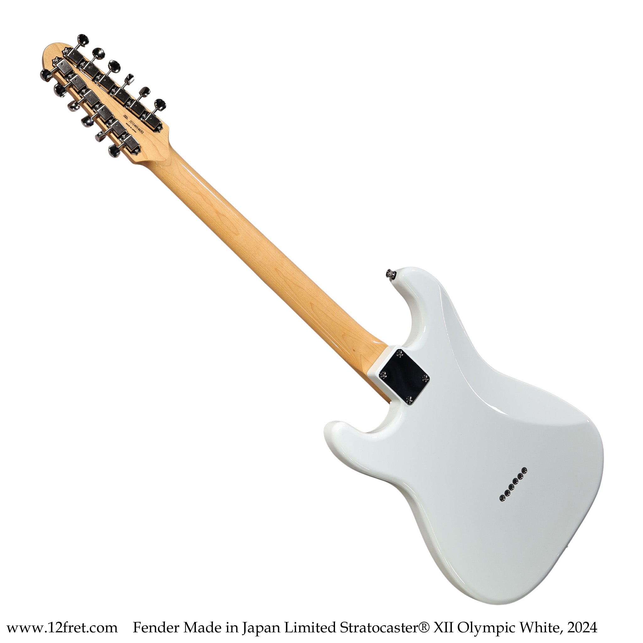 Fender Made in Japan Limited Stratocaster® XII Olympic White, 2024 - The Twelfth Fret
