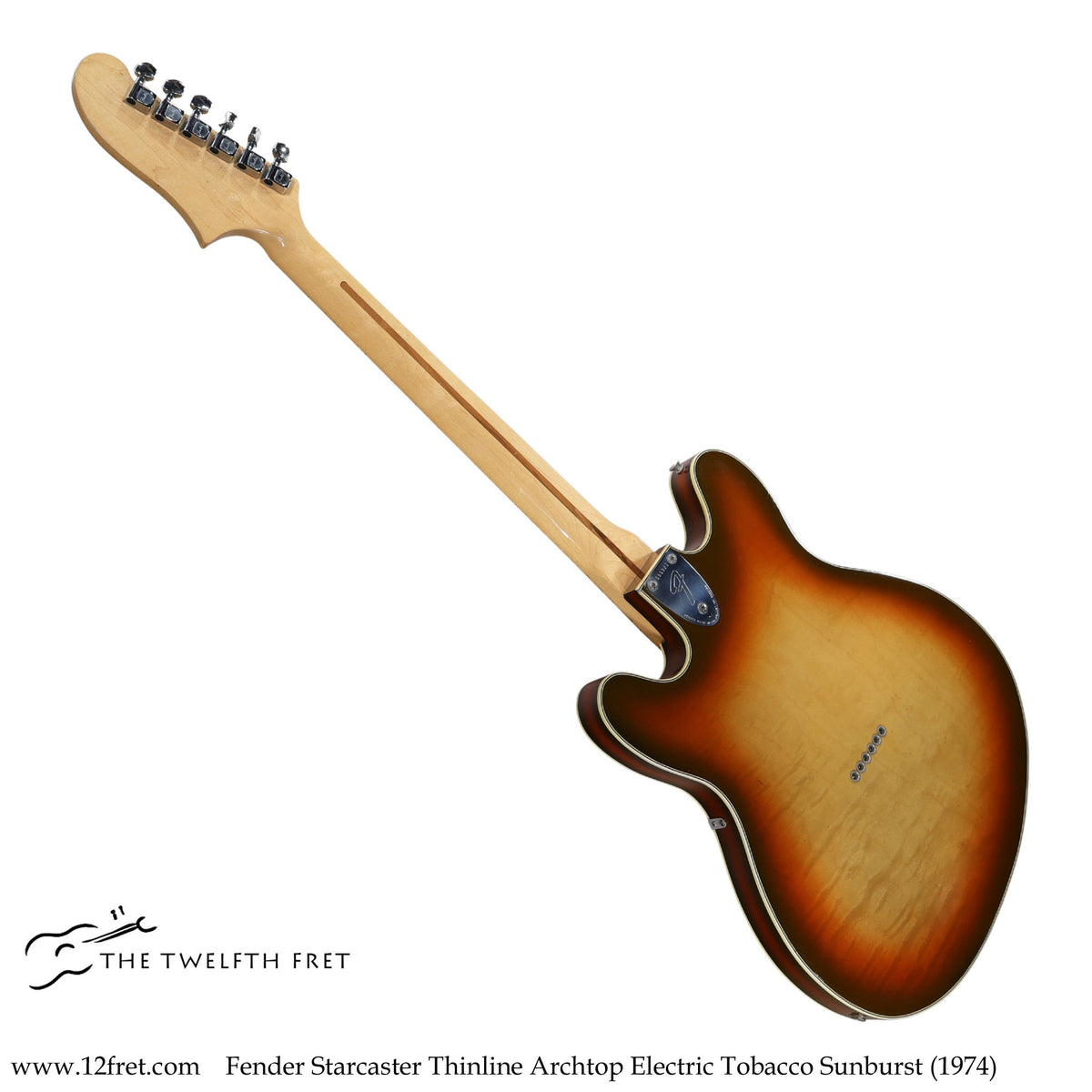 Fender Starcaster Thinline Archtop Electric Tobacco Sunburst (1974) - The Twelfth Fret