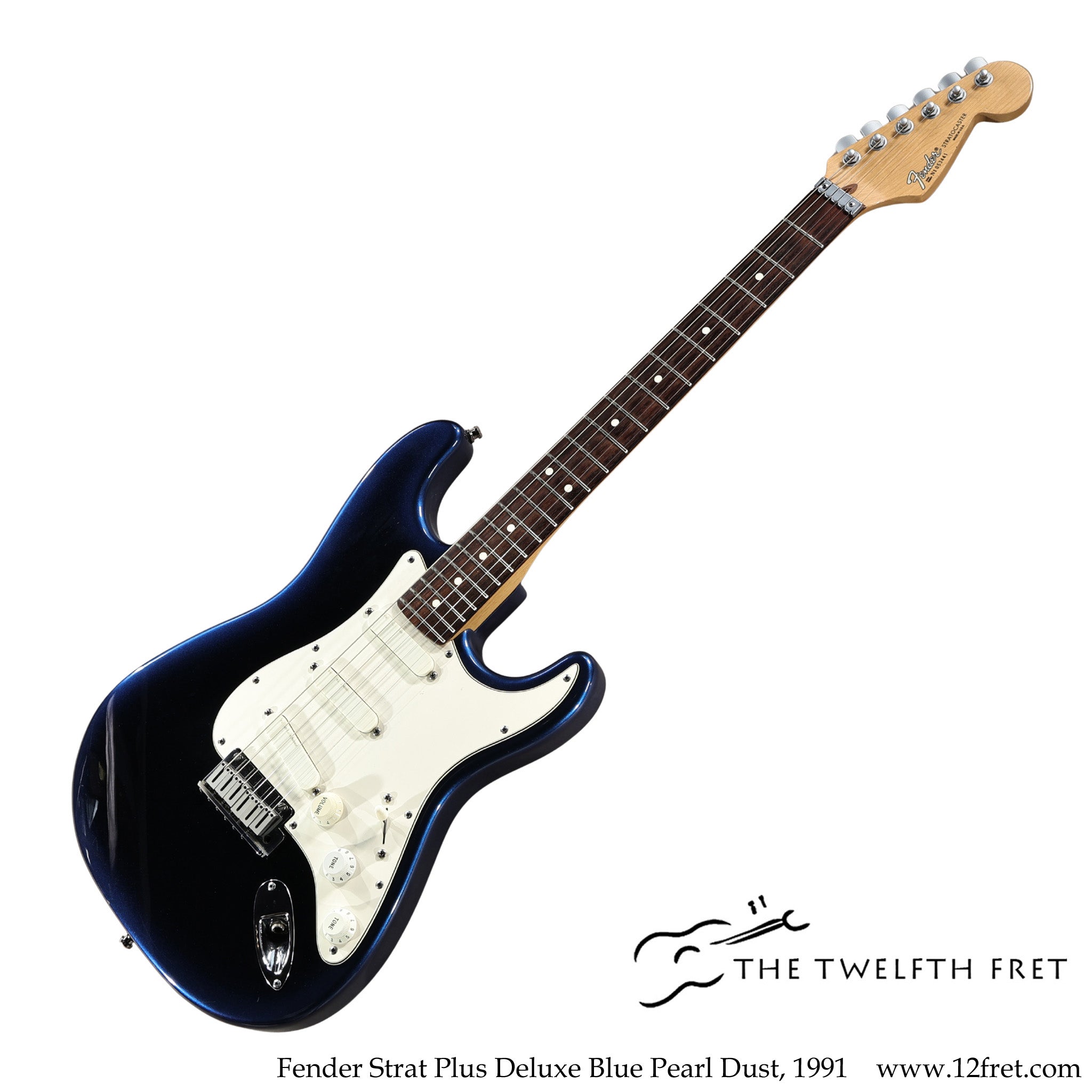 Fender Strat Plus Deluxe Blue Pearl Dust, 1991 - The Twelfth Fret
