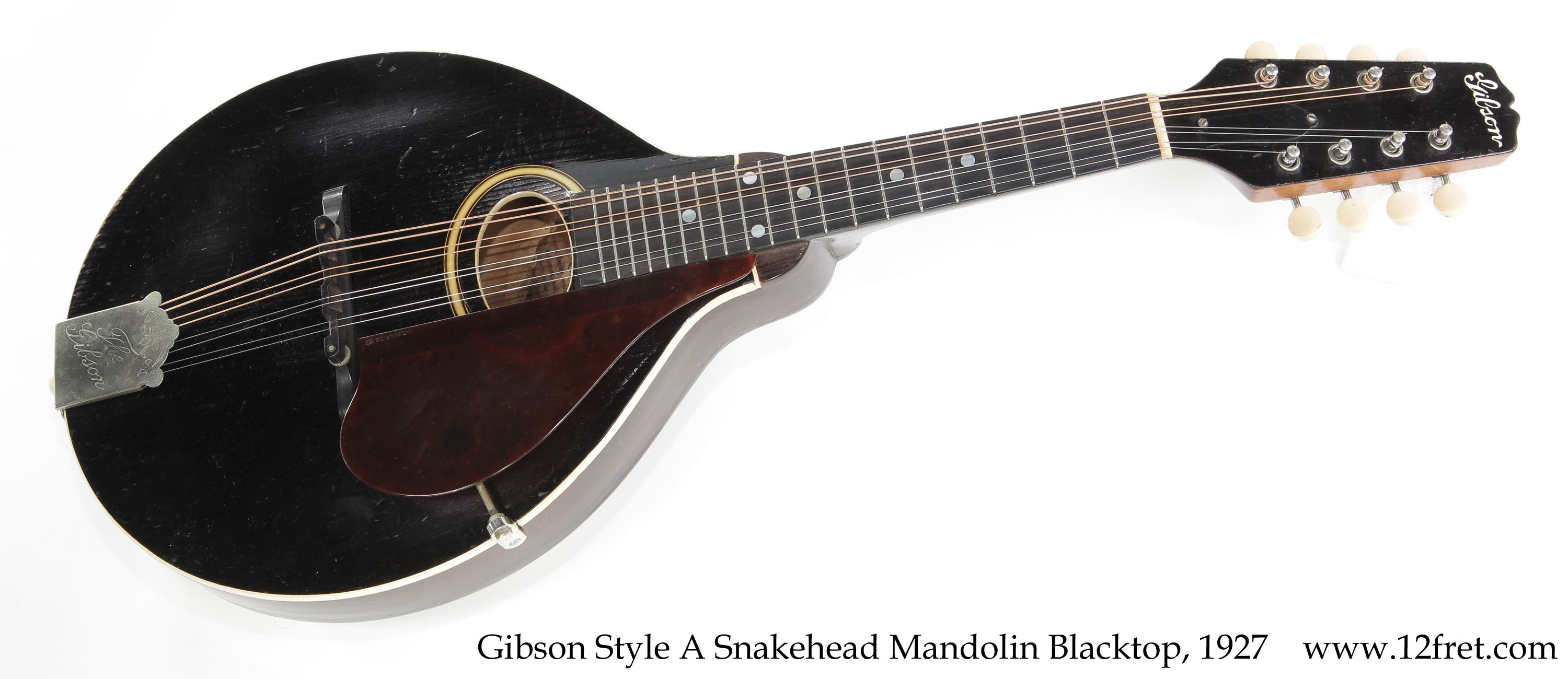 Gibson Style A Snakehead Mandolin Blacktop, 1927 - The Twelfth Fret