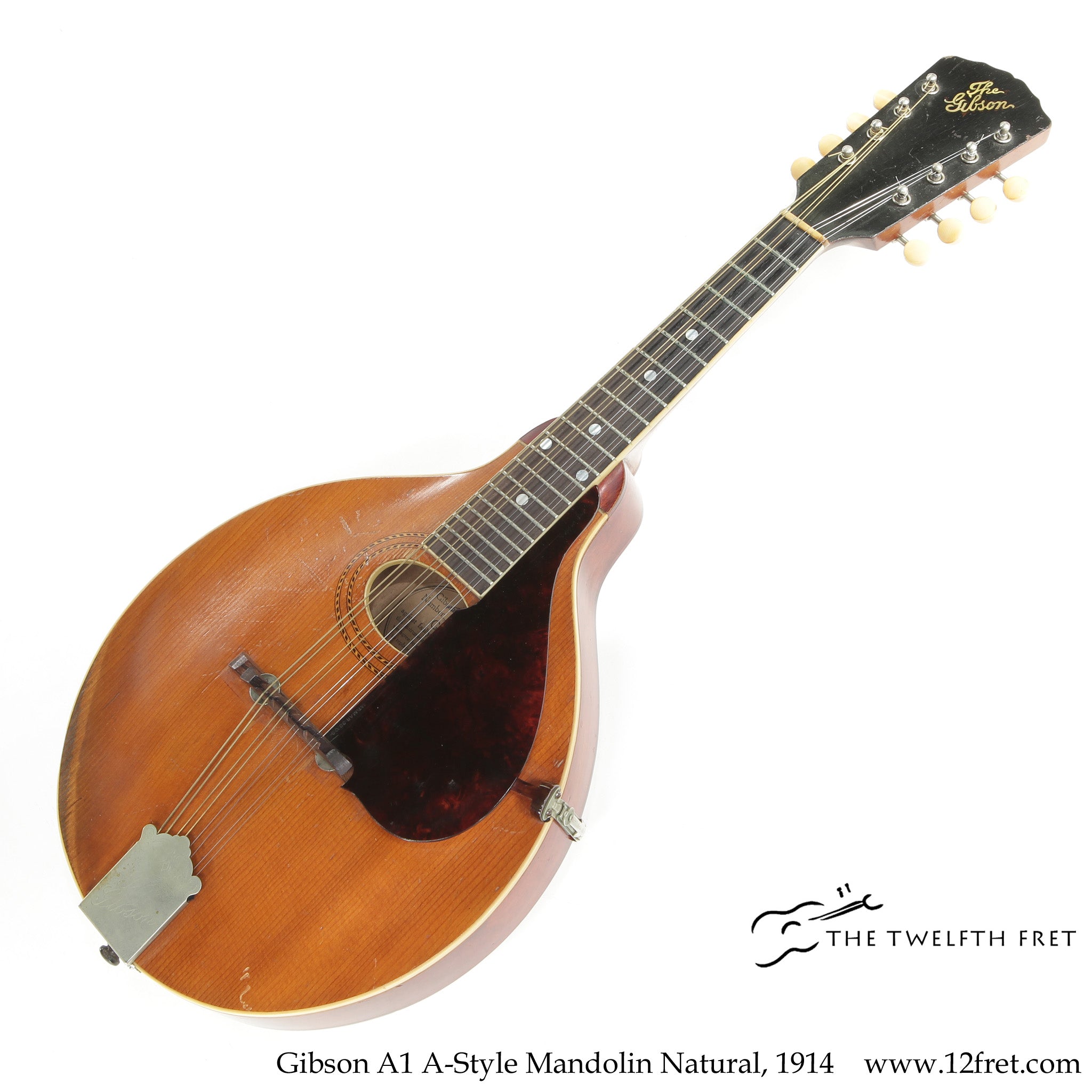 Gibson A1 A-Style Mandolin Natural, 1914 - The Twelfth Fret
