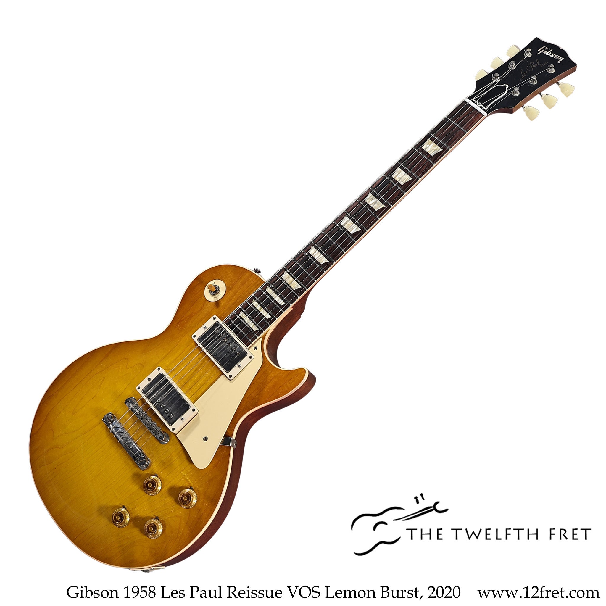 Gibson 1958 Les Paul Reissue VOS Lemon Burst, 2020 - The Twelfth Fret