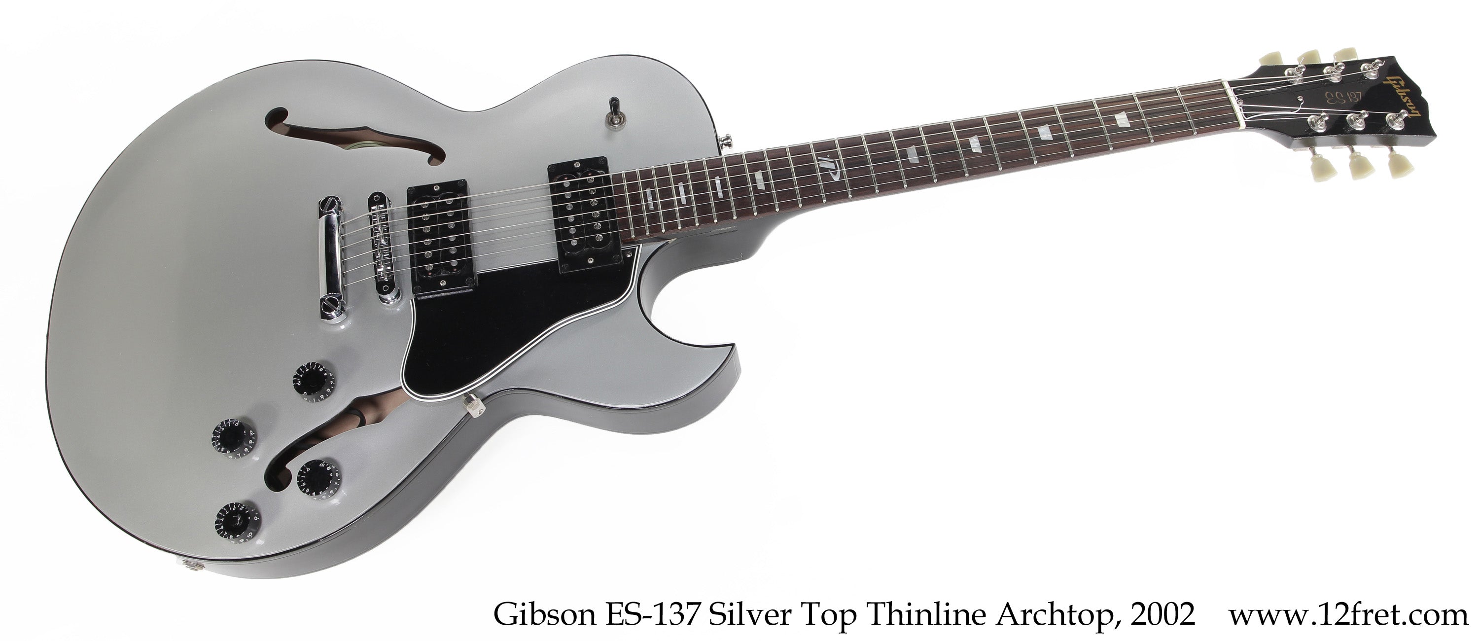 Gibson ES-137 Silver Top Thinline Archtop, 2002 - The Twelfth Fret