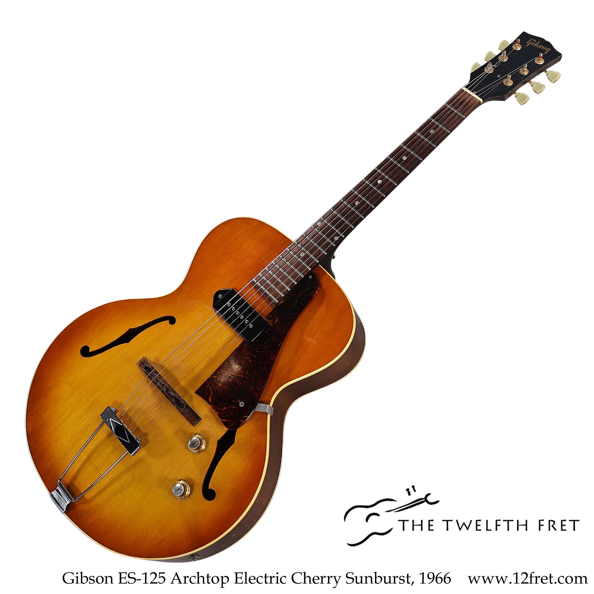 Gibson ES-125 Archtop Electric Cherry Sunburst, 1966 - The Twelfth Fret