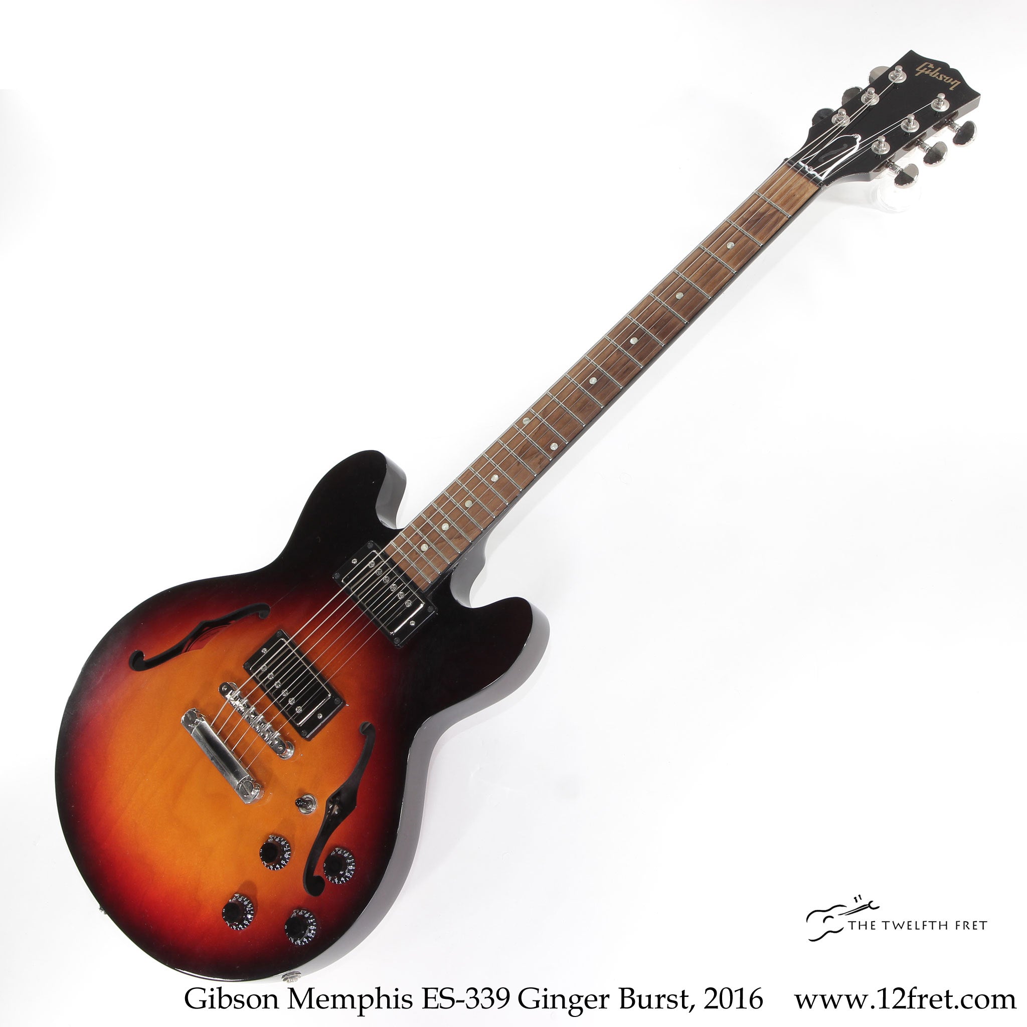 Gibson Memphis ES-339 Ginger Burst, 2016 - The Twelfth Fret