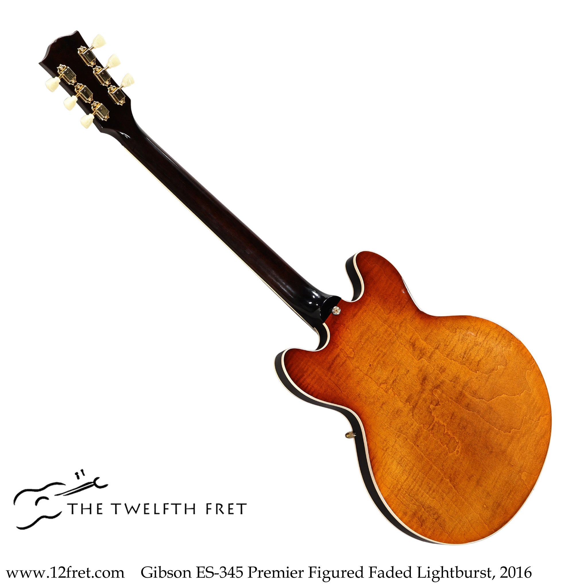 Gibson ES-345 Premier Figured Faded Lightburst, 2016 - The Twelfth Fret
