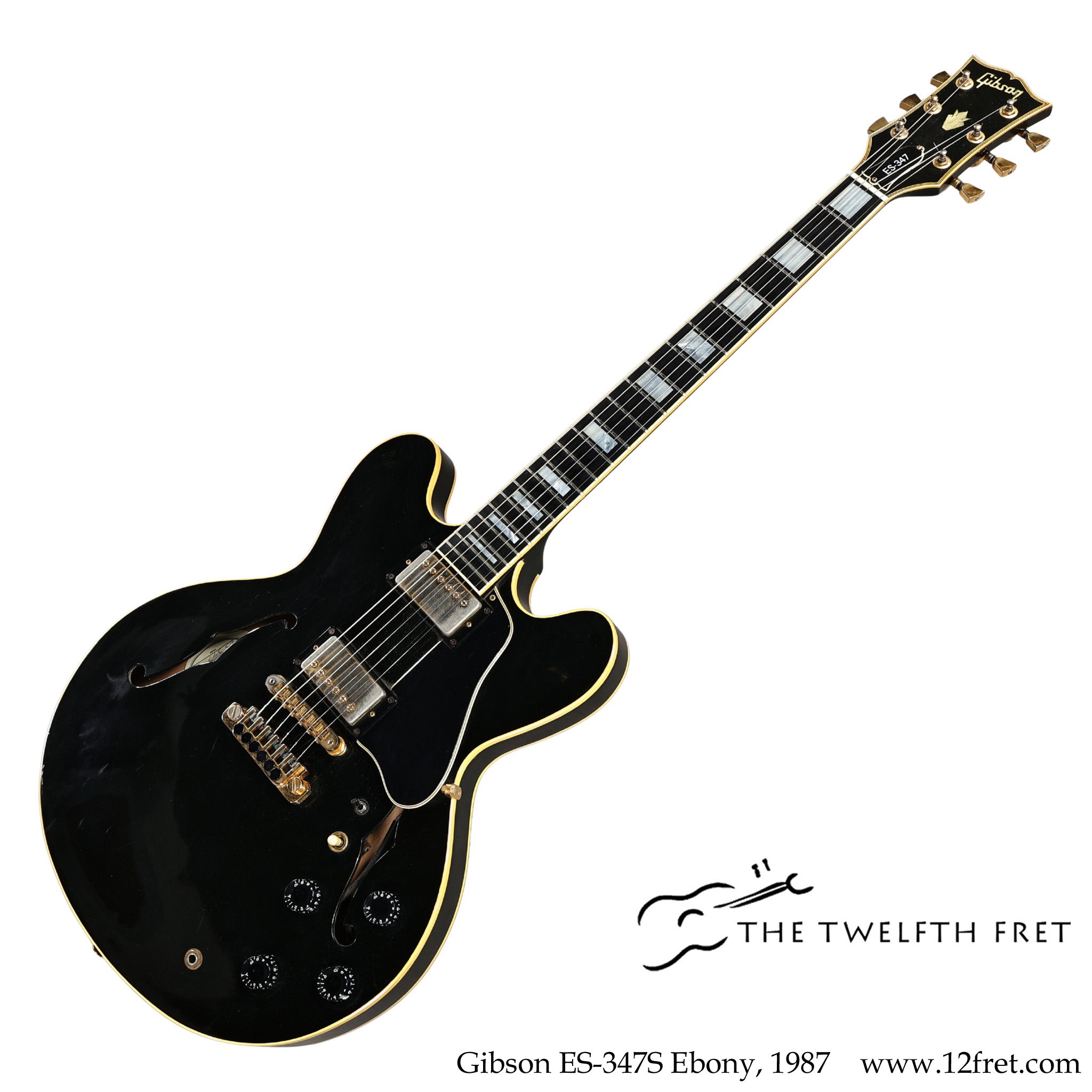 Gibson ES-347S Ebony, 1987 - The Twelfth Fret