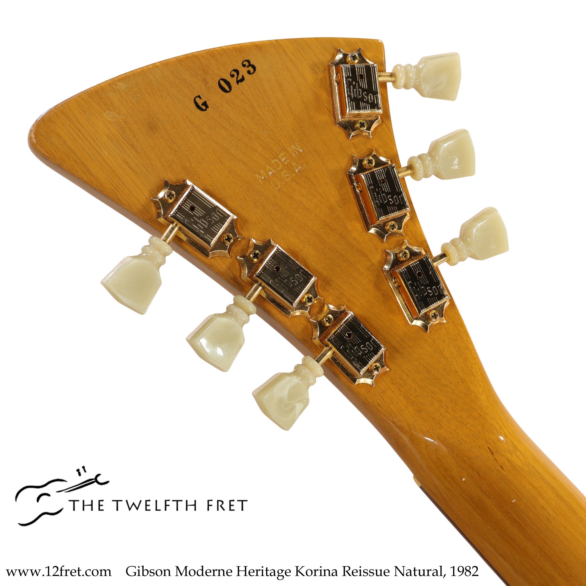 Gibson Moderne Heritage Korina Reissue Natural, 1982 - The Twelfth Fret