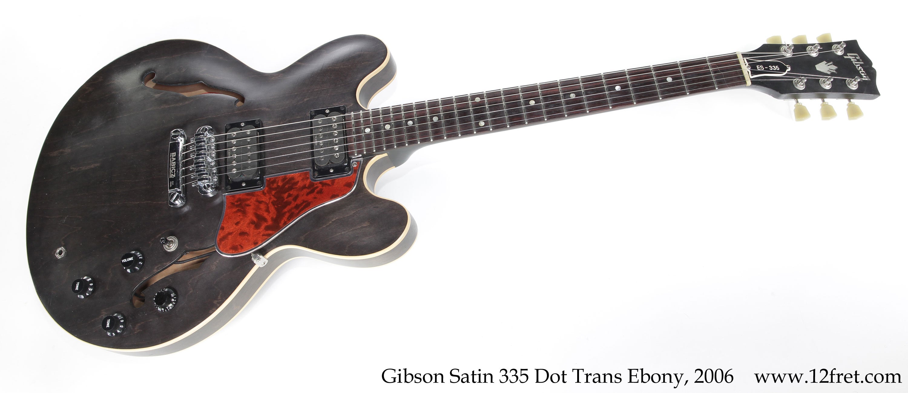 Gibson Satin 335 Dot Trans Ebony, 2006 - The Twelfth Fret