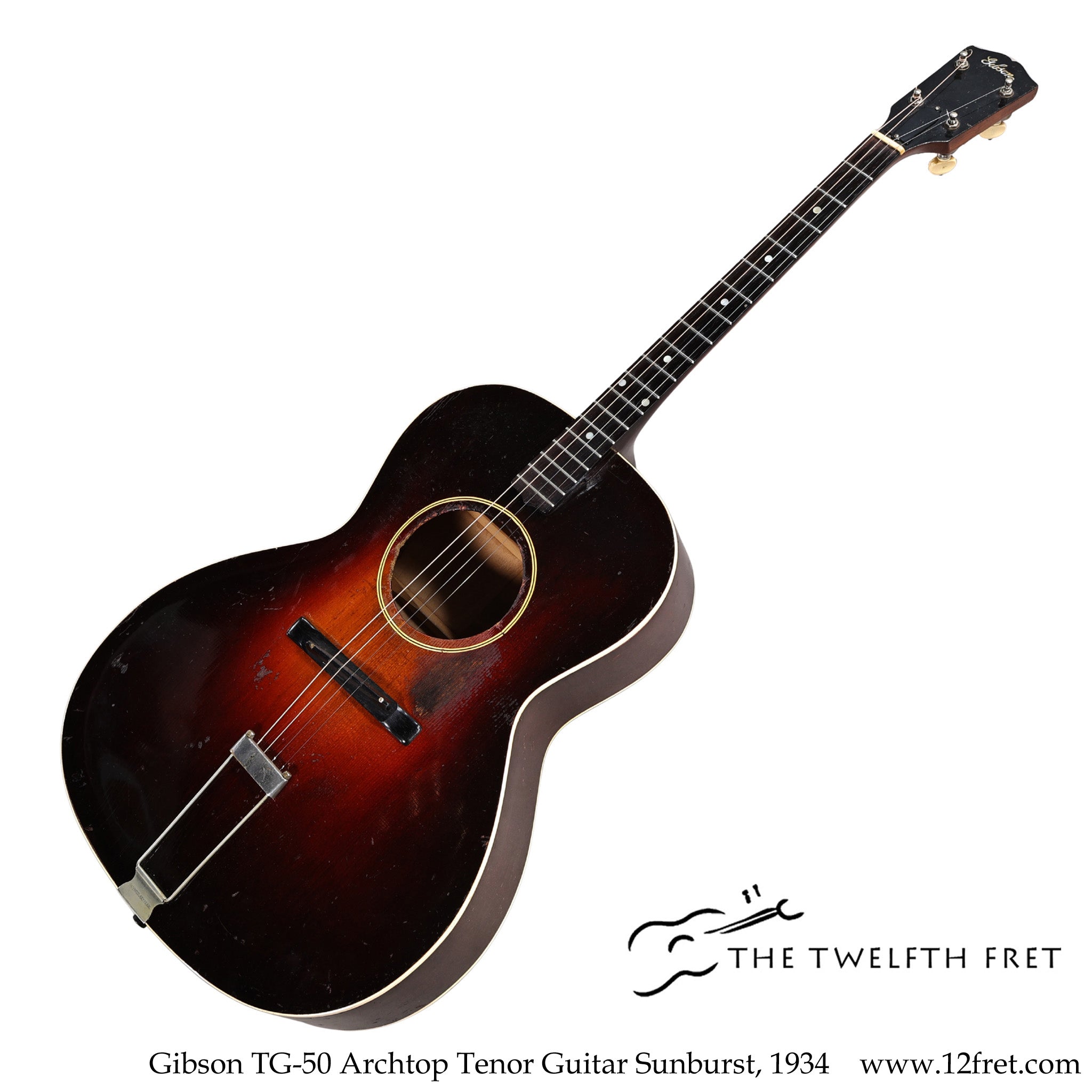 Gibson TG-50 Archtop Tenor Guitar Sunburst, 1934 - The Twelfth Fret