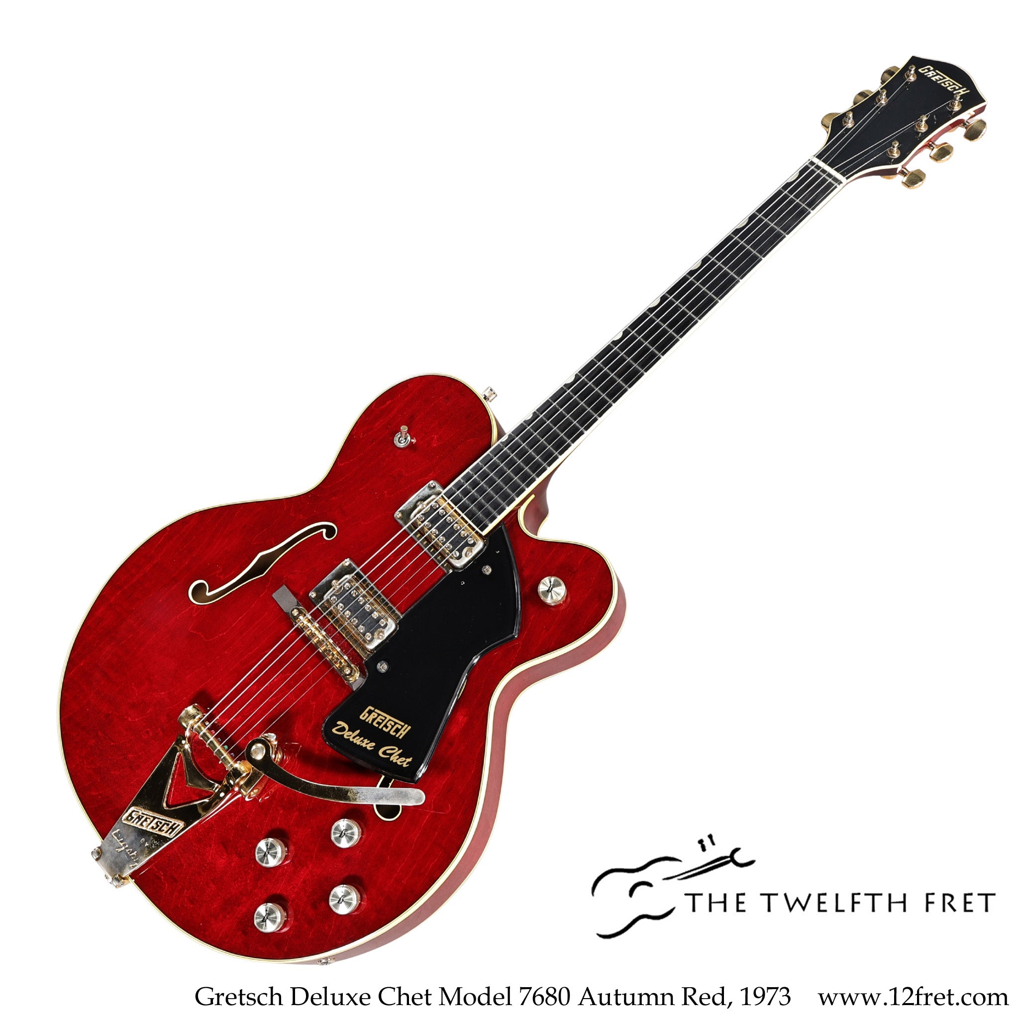 Gretsch Deluxe Chet Model 7680 Autumn Red, 1973 - The Twelfth Fret