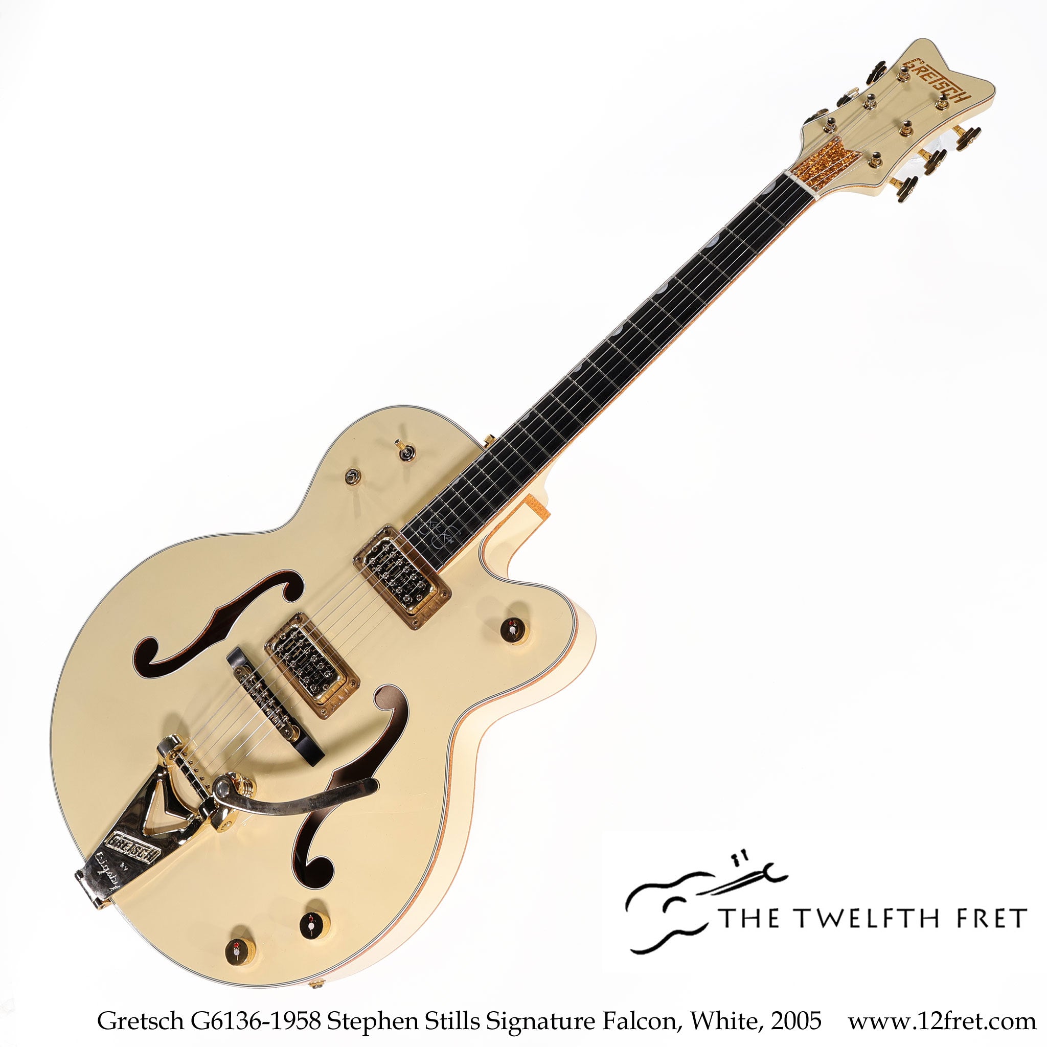 Gretsch G6136-1958 Stephen Stills Signature Falcon, White, 2005 - The Twelfth Fret