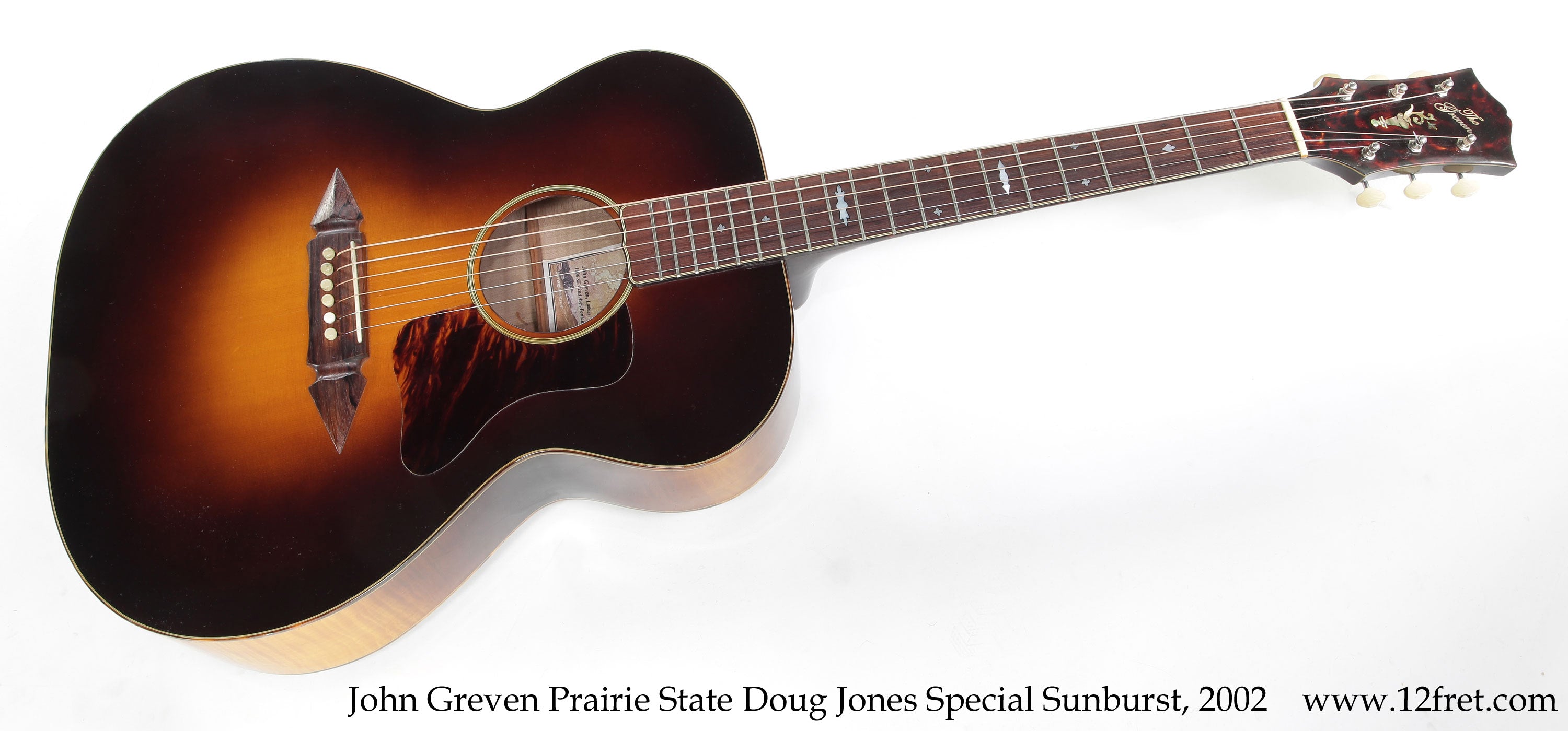 John Greven Prairie State Doug Jones Special Sunburst, 2002 - The Twelfth Fret