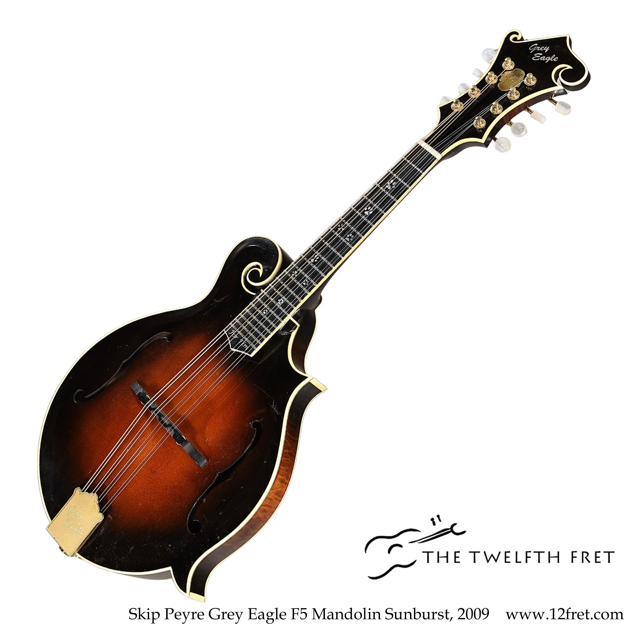 Skip Peyre Grey Eagle F5 Mandolin Sunburst, 2009 - The Twelfth Fret