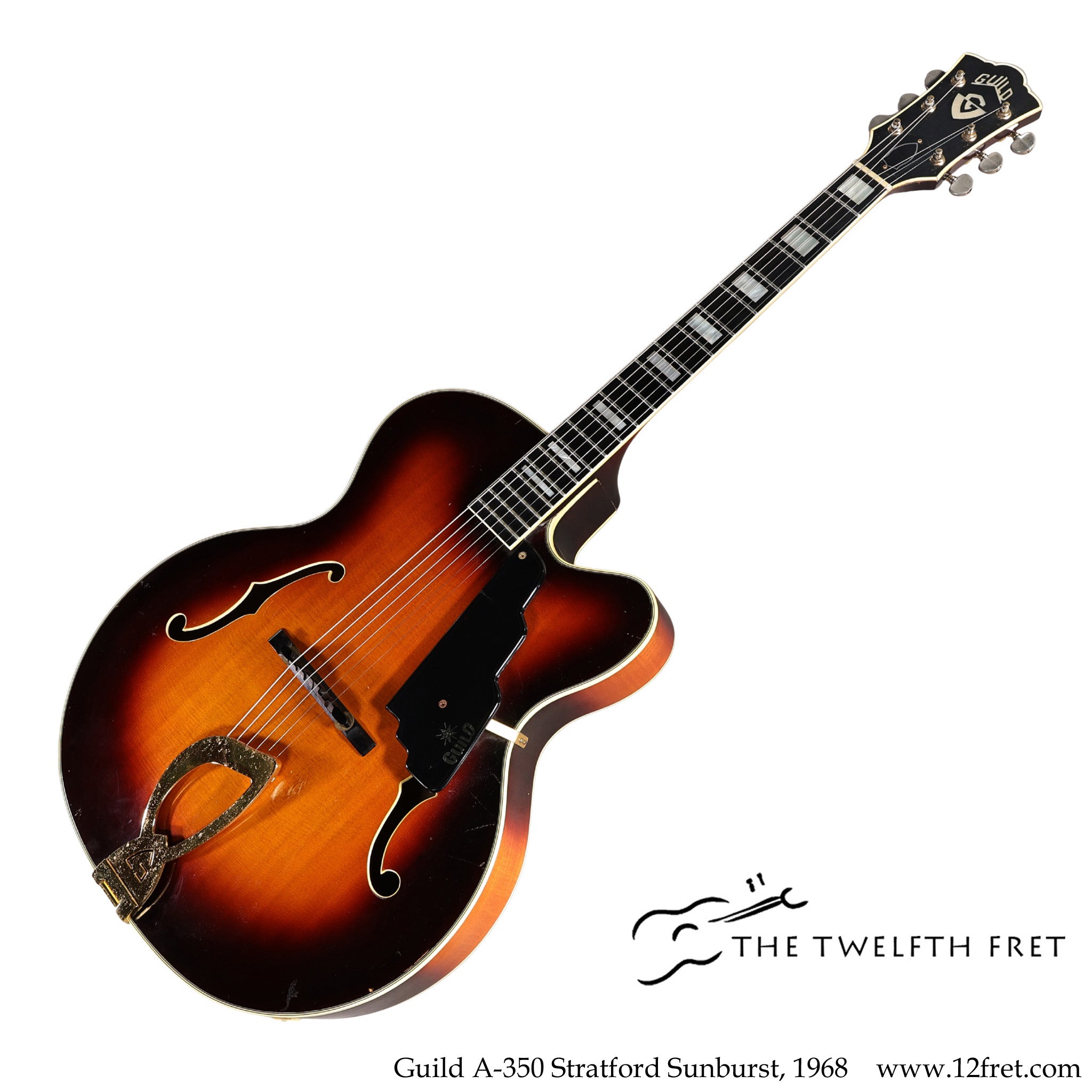 Guild A-350 Stratford Sunburst, 1968 - The Twelfth Fret