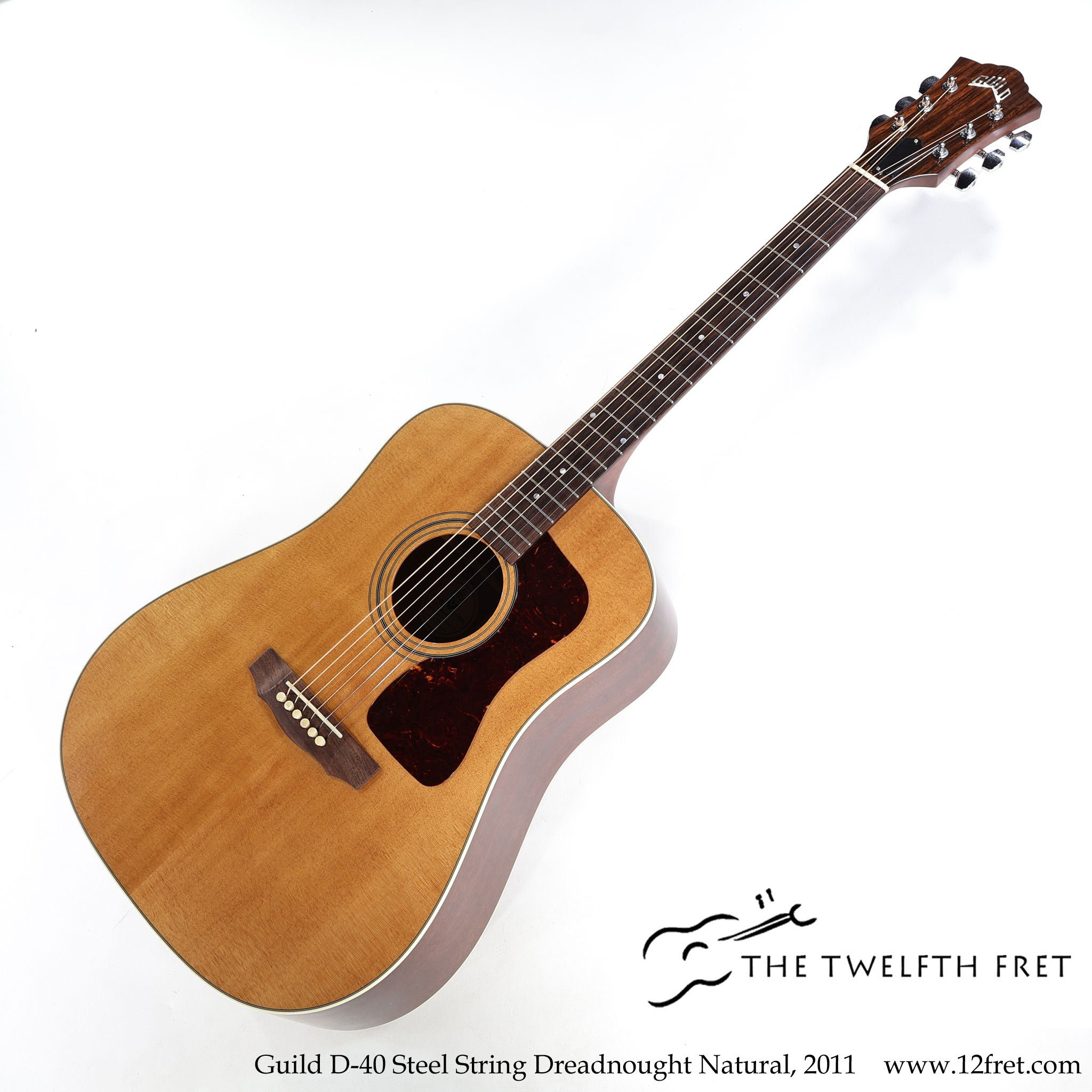 Guild D-40 Standard Steel String Dreadnought Natural, 2011 - The Twelfth Fret
