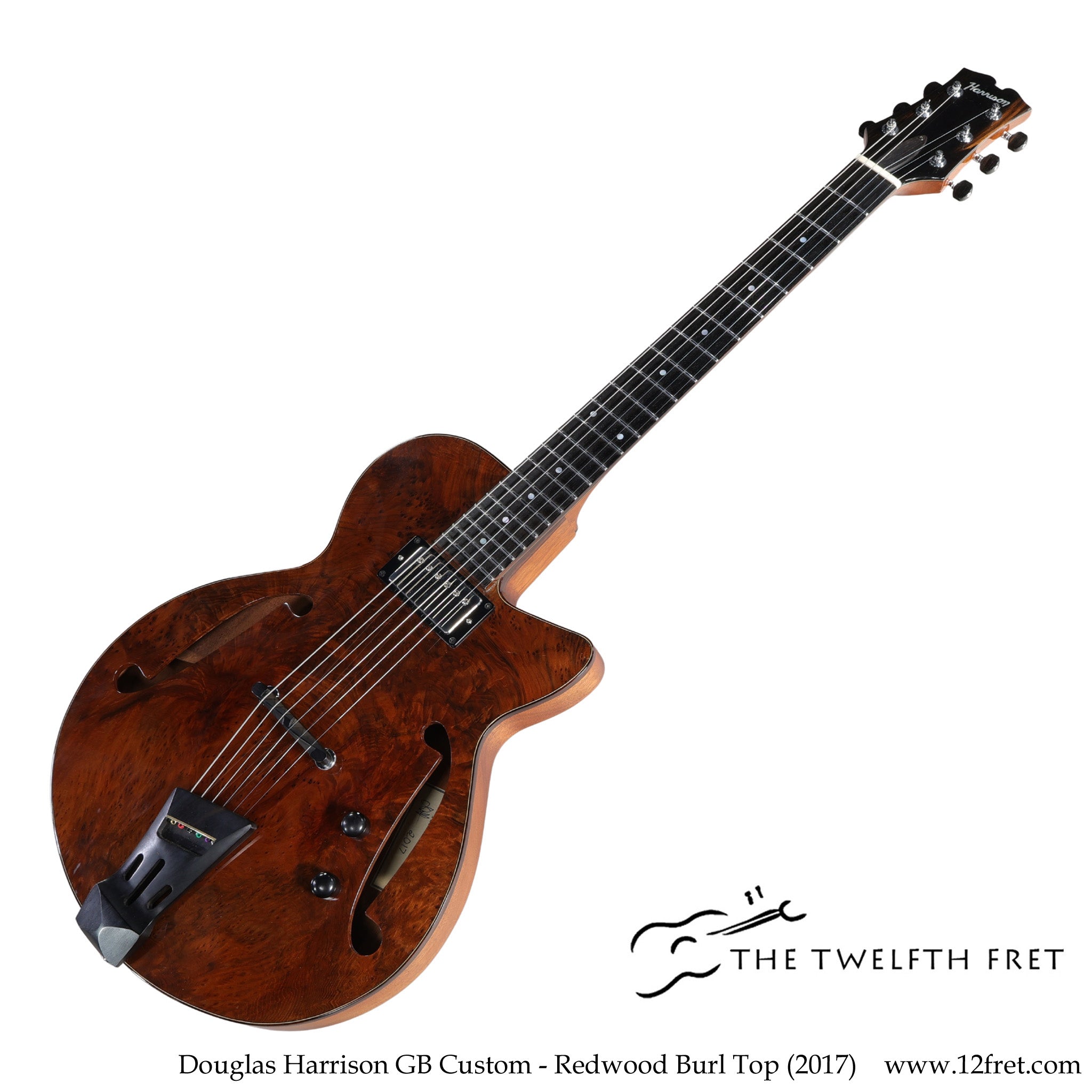 Douglas Harrison GB Custom - Redwood Burl Top (2017) - The Twelfth Fret