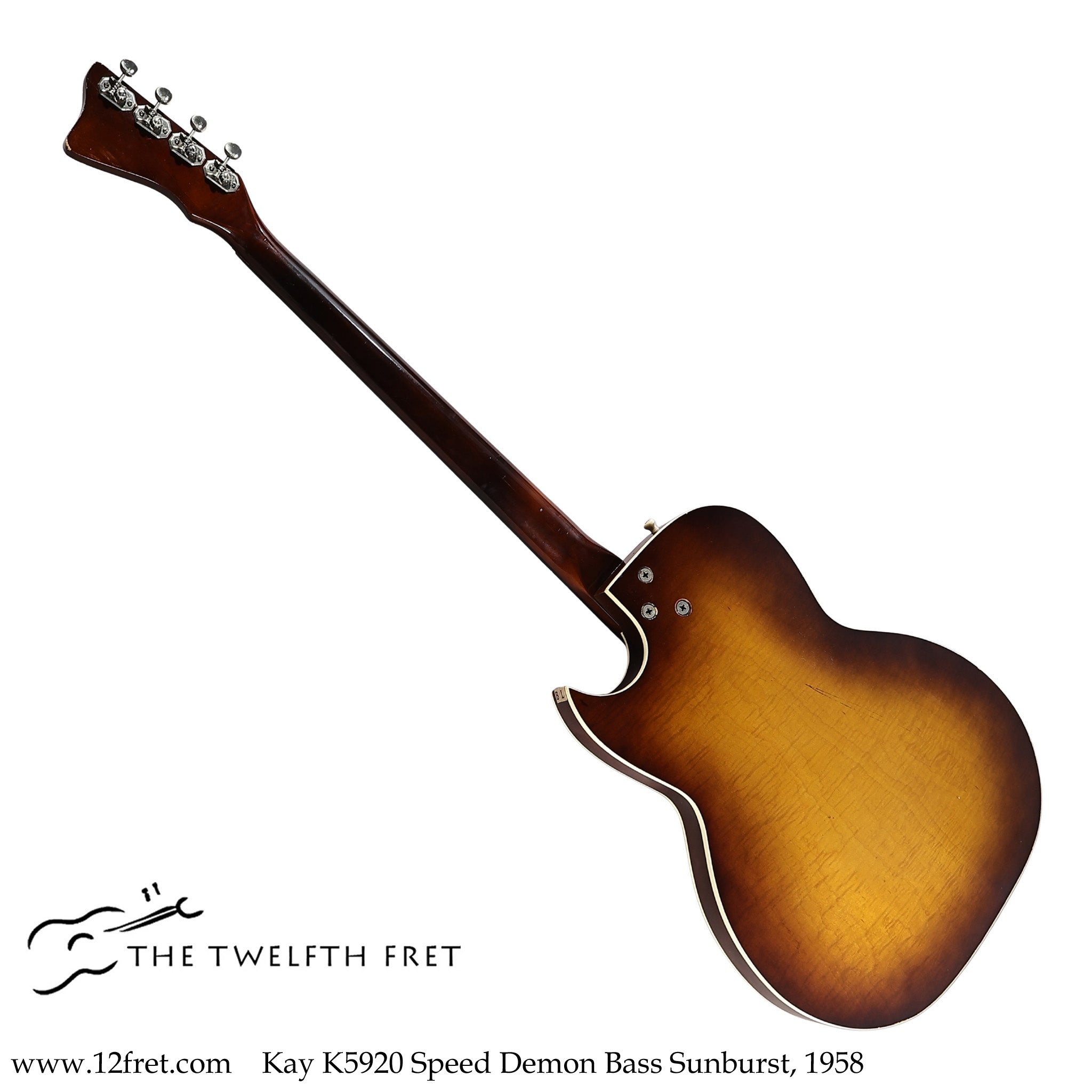 Kay K5920 Speed Demon Bass Sunburst, 1958 - The Twelfth Fret