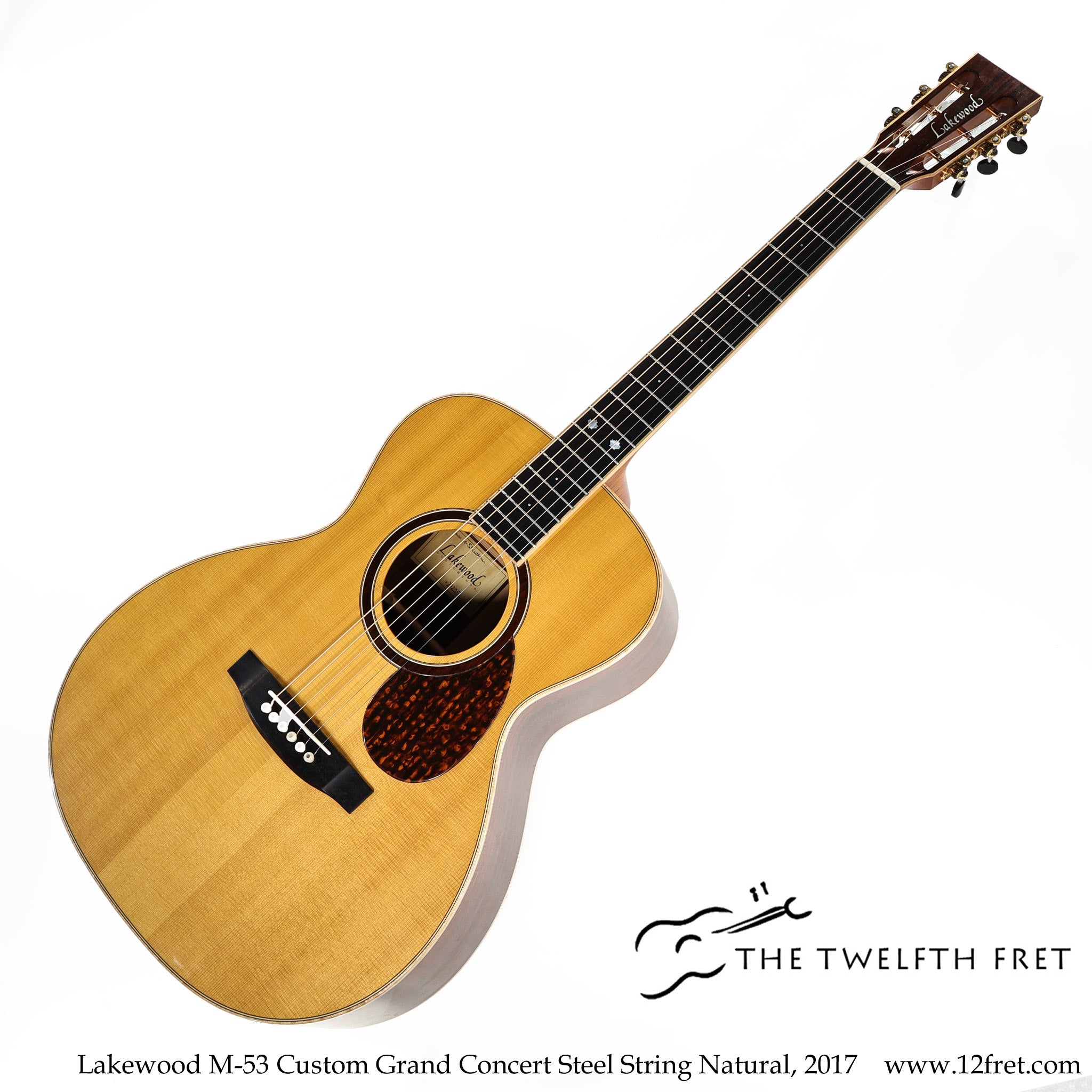 Lakewood M-53 Custom Grand Concert Steel String Natural, 2017 - The Twelfth Fret