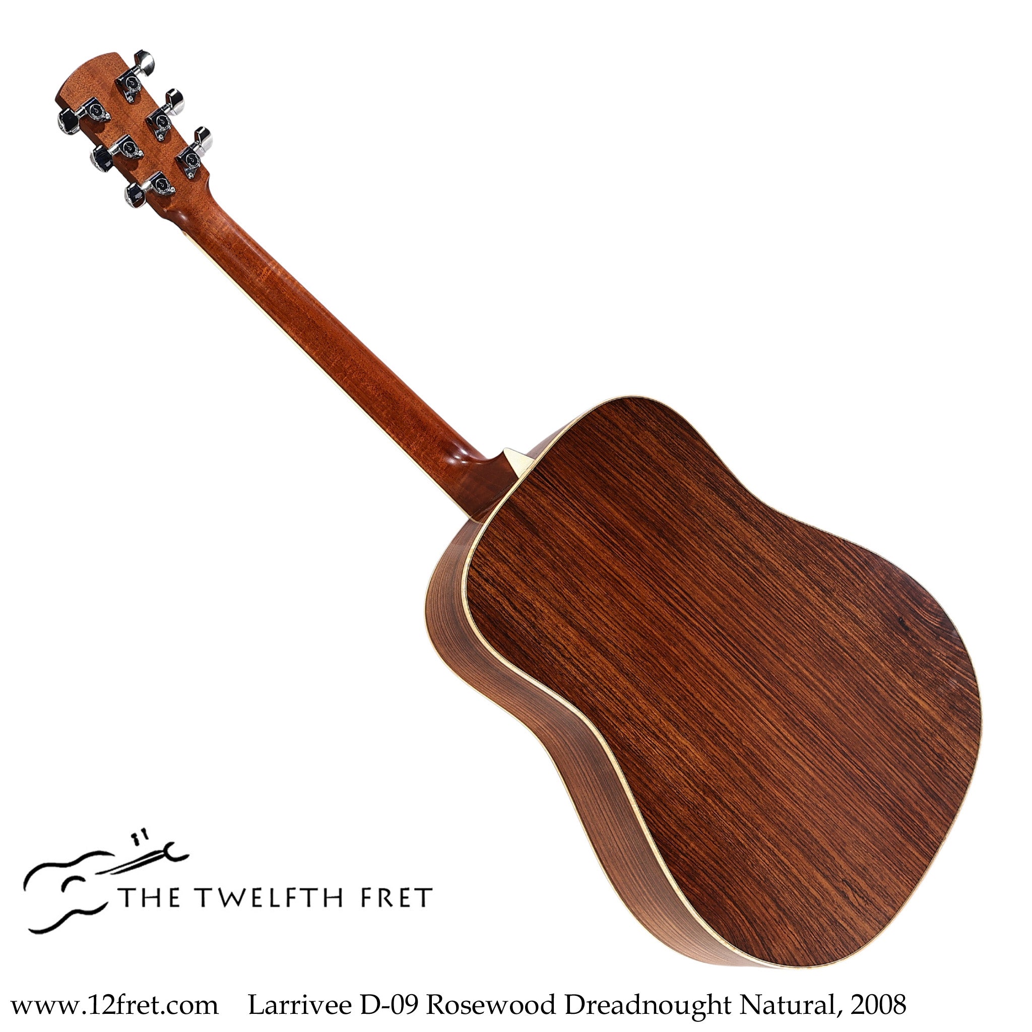 Larrivee D-09 Rosewood Dreadnought Natural, 2008 - The Twelfth Fret