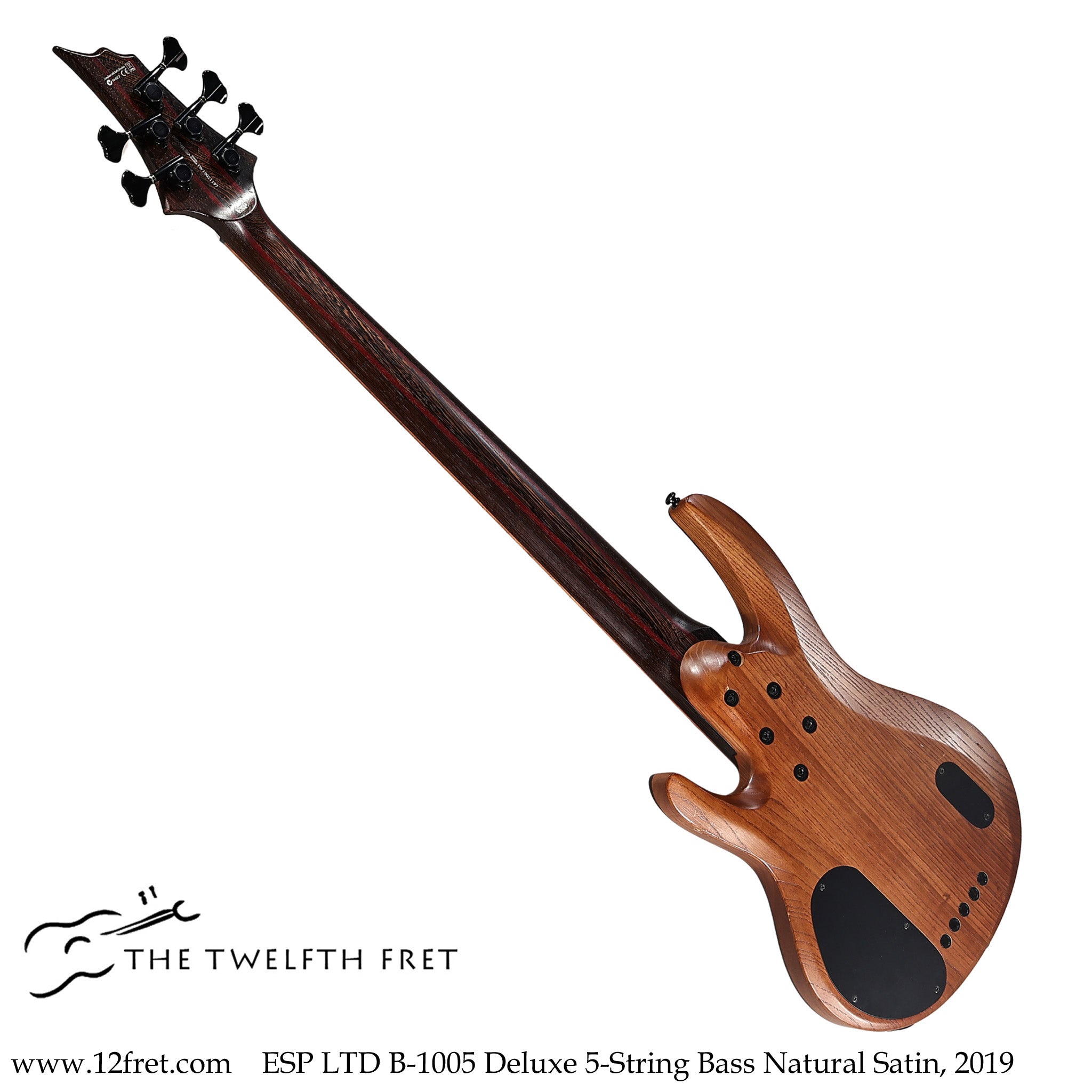 ESP LTD B-1005 Deluxe 5-String Bass Natural Satin, 2019 - The Twelfth Fret