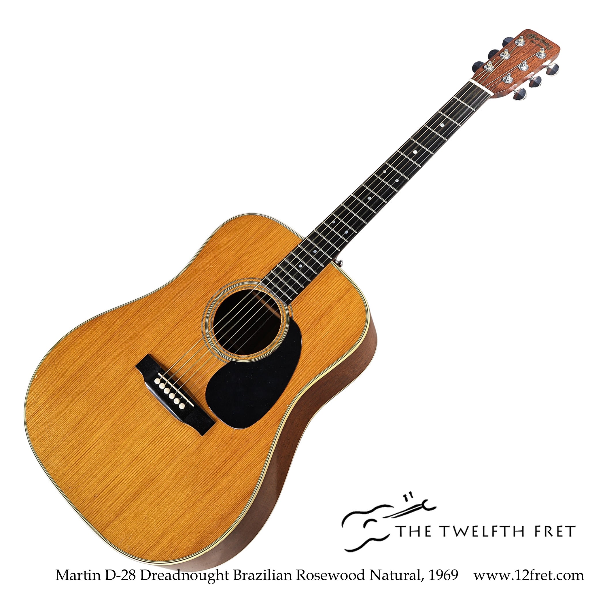 Martin D-28 Dreadnought Brazilian Rosewood Natural, 1969 - The Twelfth Fret