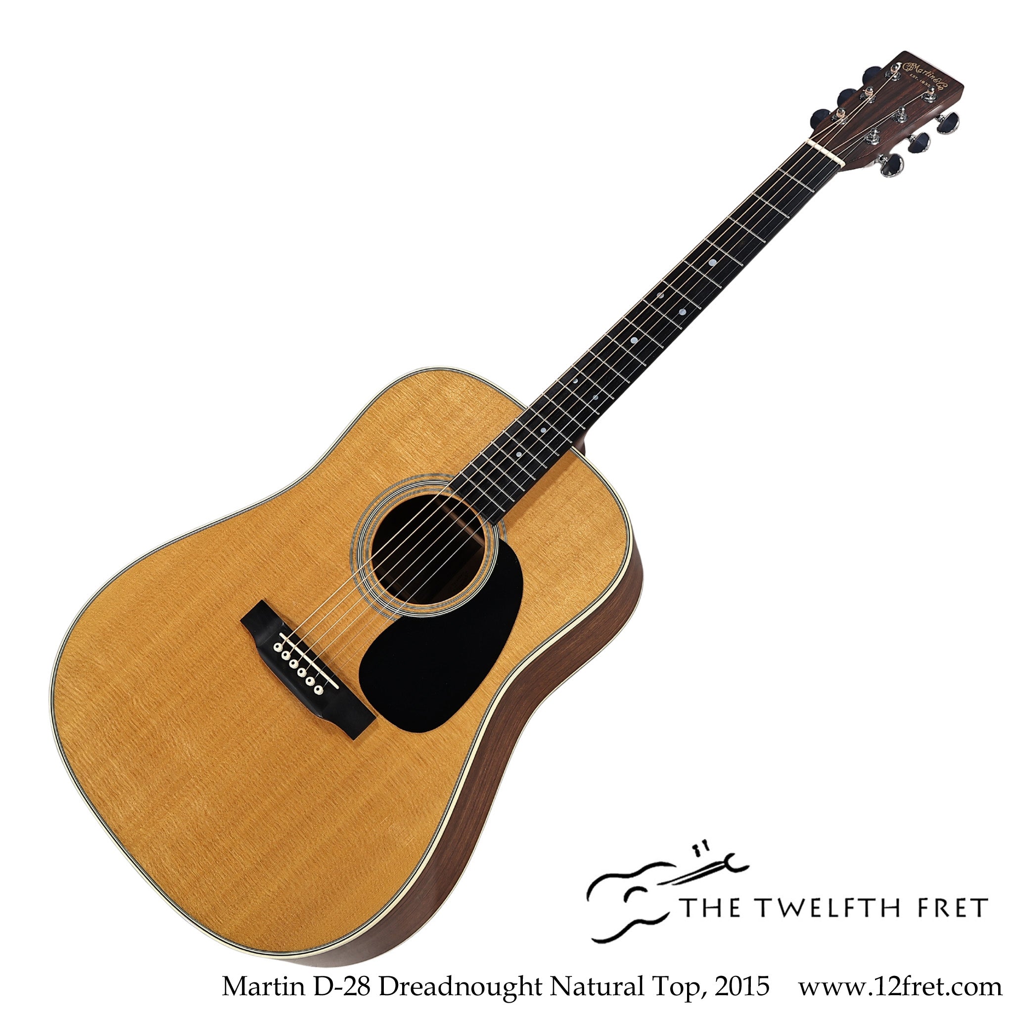 Martin D-28 Dreadnought Natural Top, 2015 - The Twelfth Fret