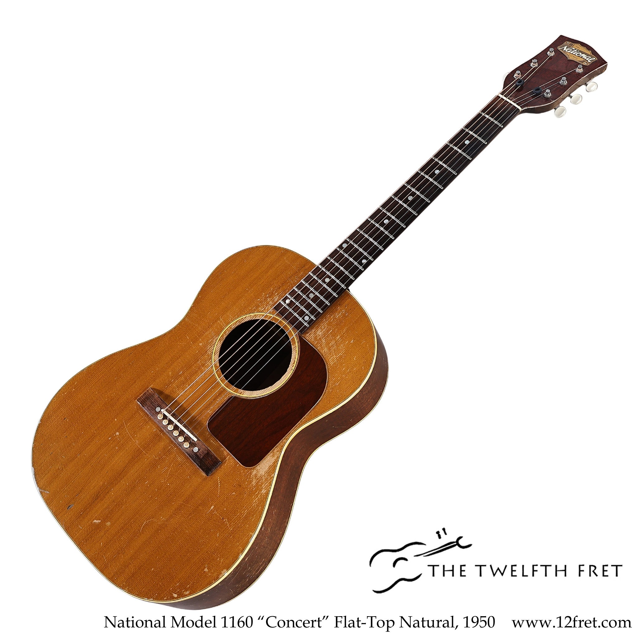National Model 1160 "Concert" Flat-Top Natural, 1950 - The Twelfth Fret