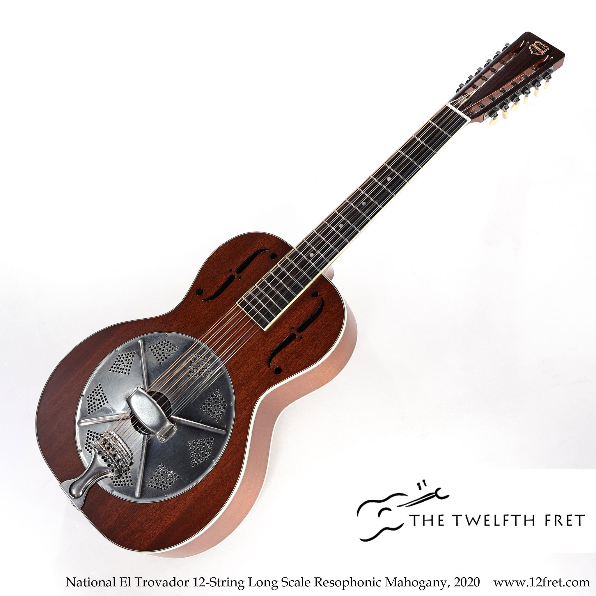 National El Trovador 12-String Long Scale Resophonic Mahogany, 2020 - The Twelfth Fret