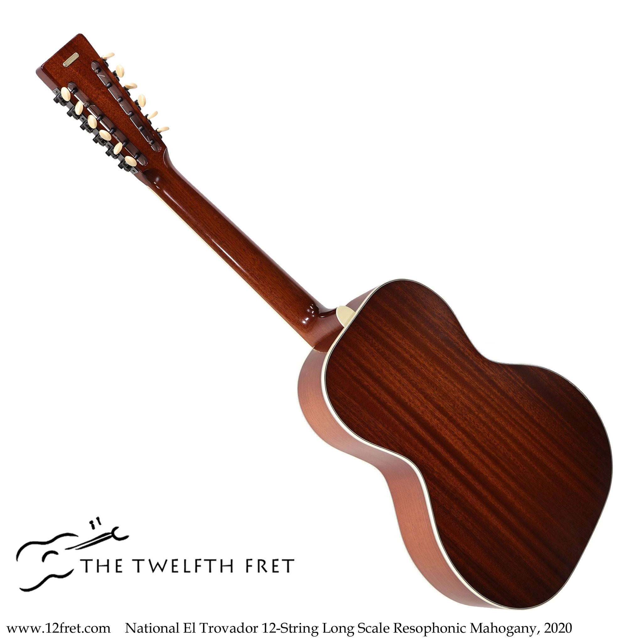 National El Trovador 12-String Long Scale Resophonic Mahogany, 2020 - The Twelfth Fret