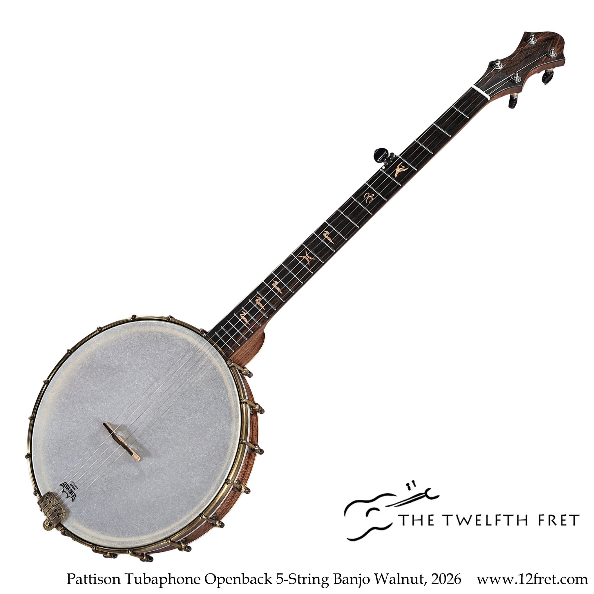 Pattison Tubaphone Openback 5-String Banjo Walnut, 2026 - The Twelfth Fret