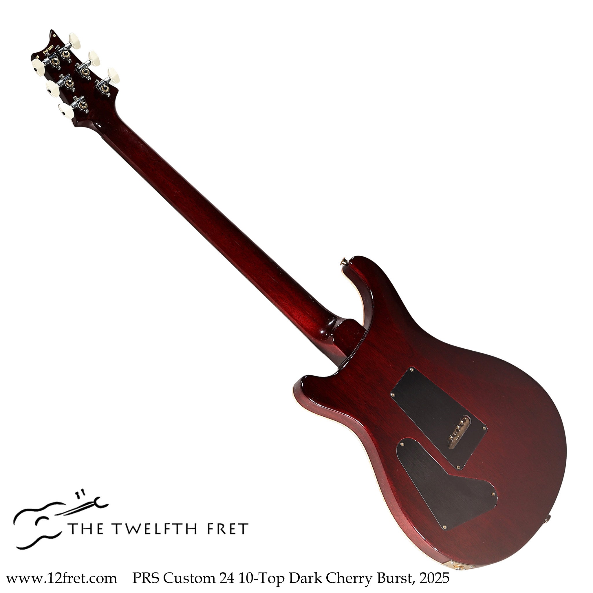 PRS Custom 24 10-Top Dark Cherry Burst, 2025 - The Twelfth Fret