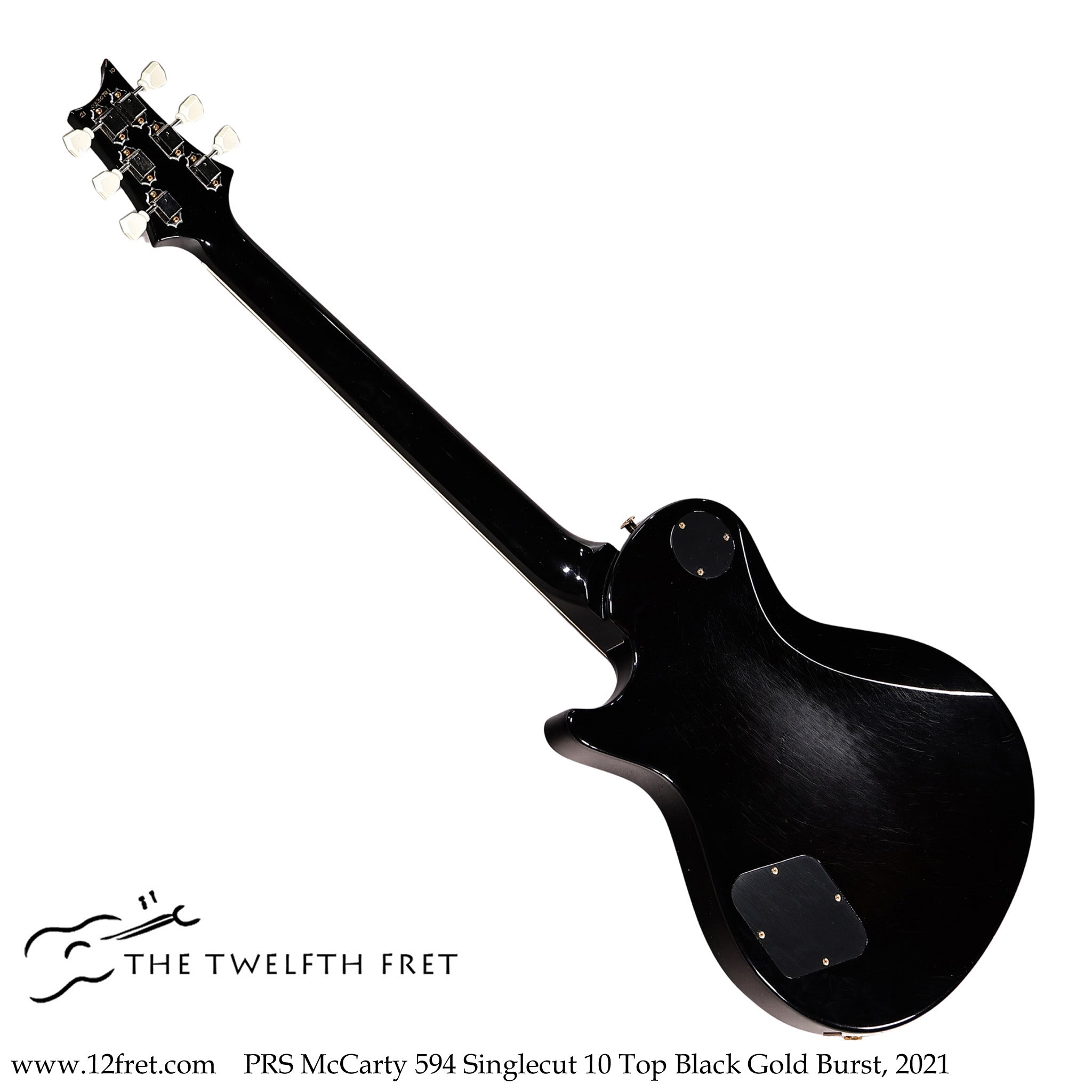 PRS McCarty 594 Singlecut 10 Top Black Gold Burst, 2021 - The Twelfth Fret