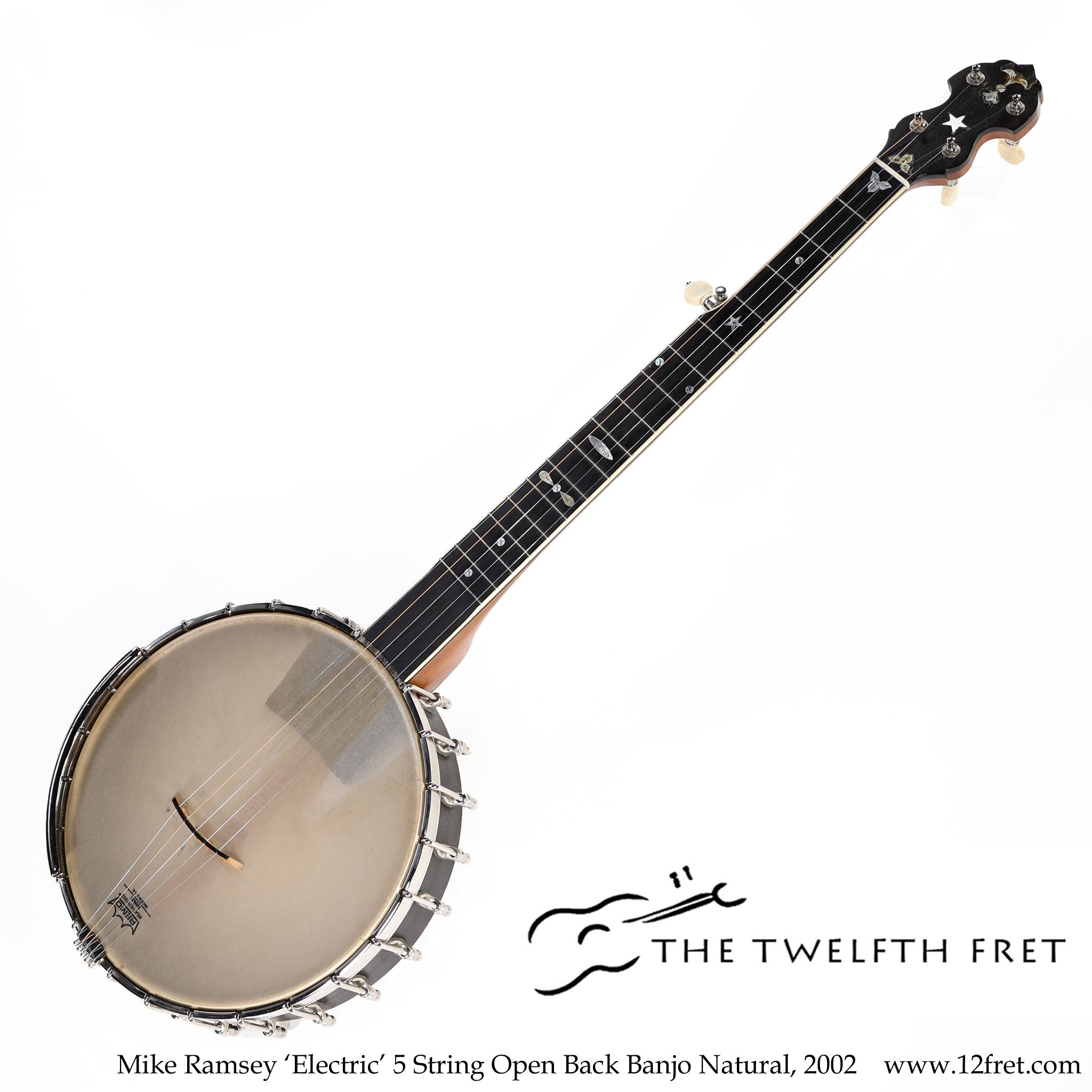 Ramsey 'Electric' 5 String Open Back Banjo Natural, 2002 - The Twelfth Fret
