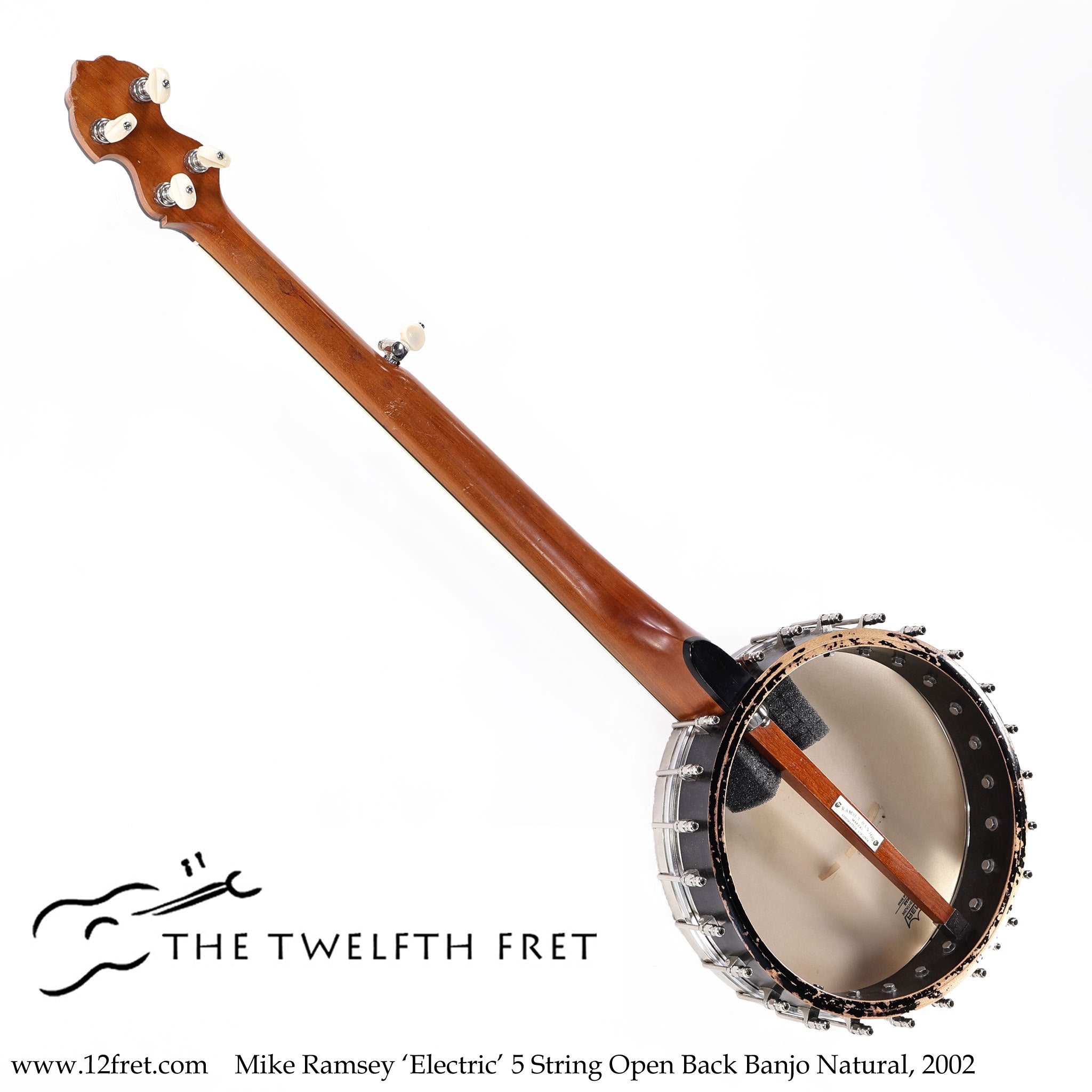 Ramsey 'Electric' 5 String Open Back Banjo Natural, 2002 - The Twelfth Fret