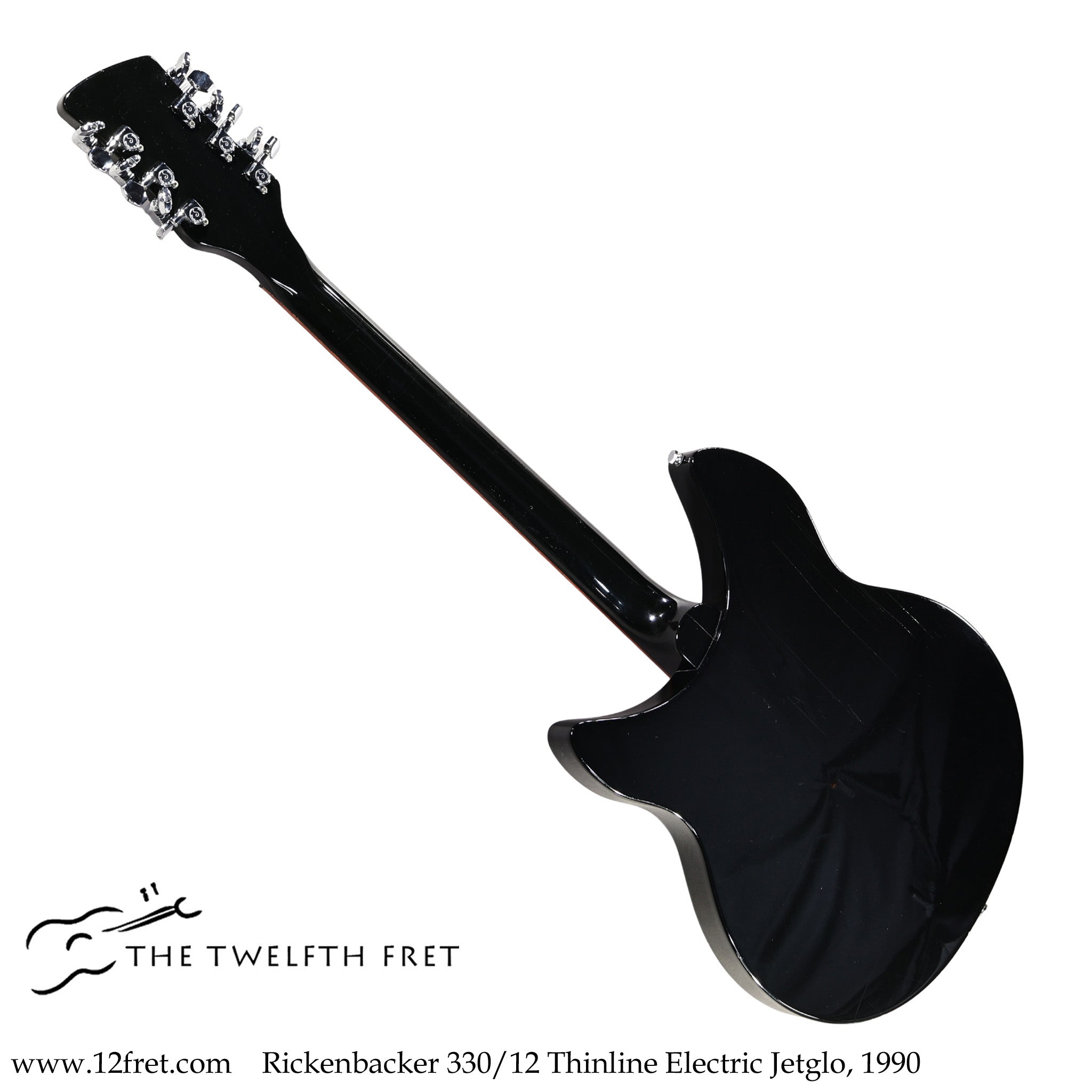 Rickenbacker 330/12 Thinline Electric Jetglo, 1990 - The Twelfth Fret
