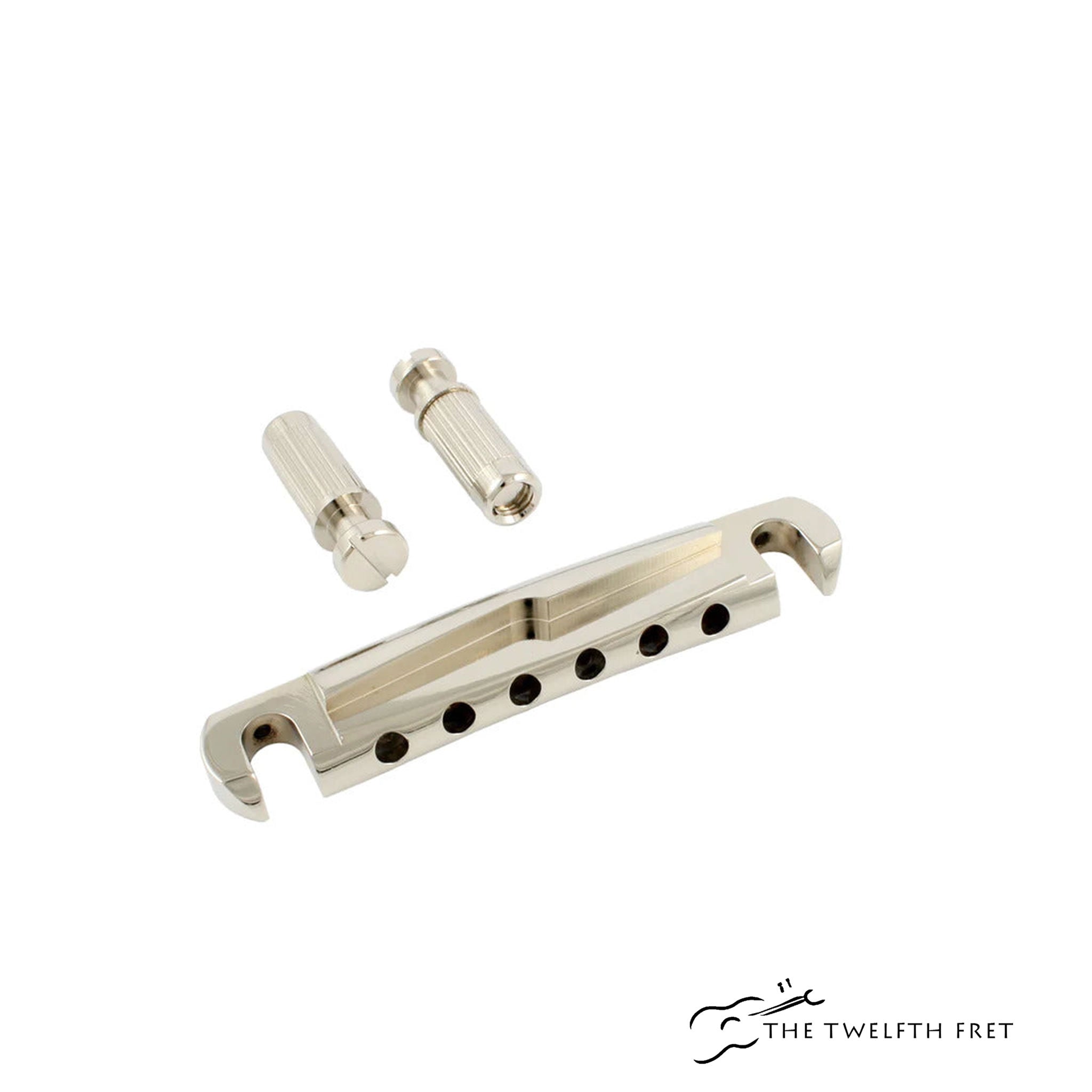 Allparts ABM 3021-N Wraparound Stop Tailpiece Nickel - The Twelfth