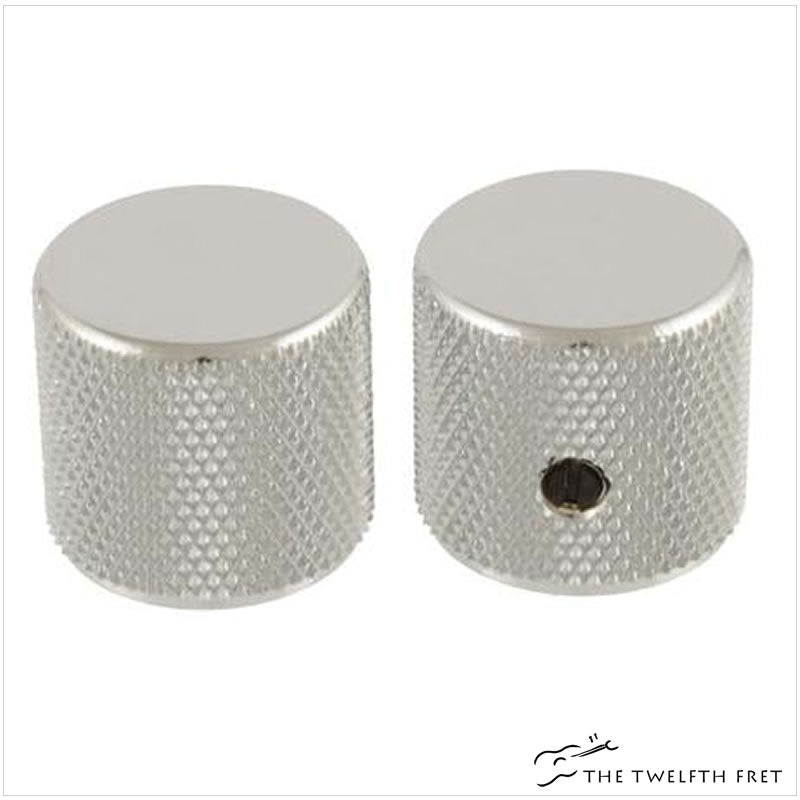 Allparts Barrel Knobs NICKEL - The Twelfth Fret