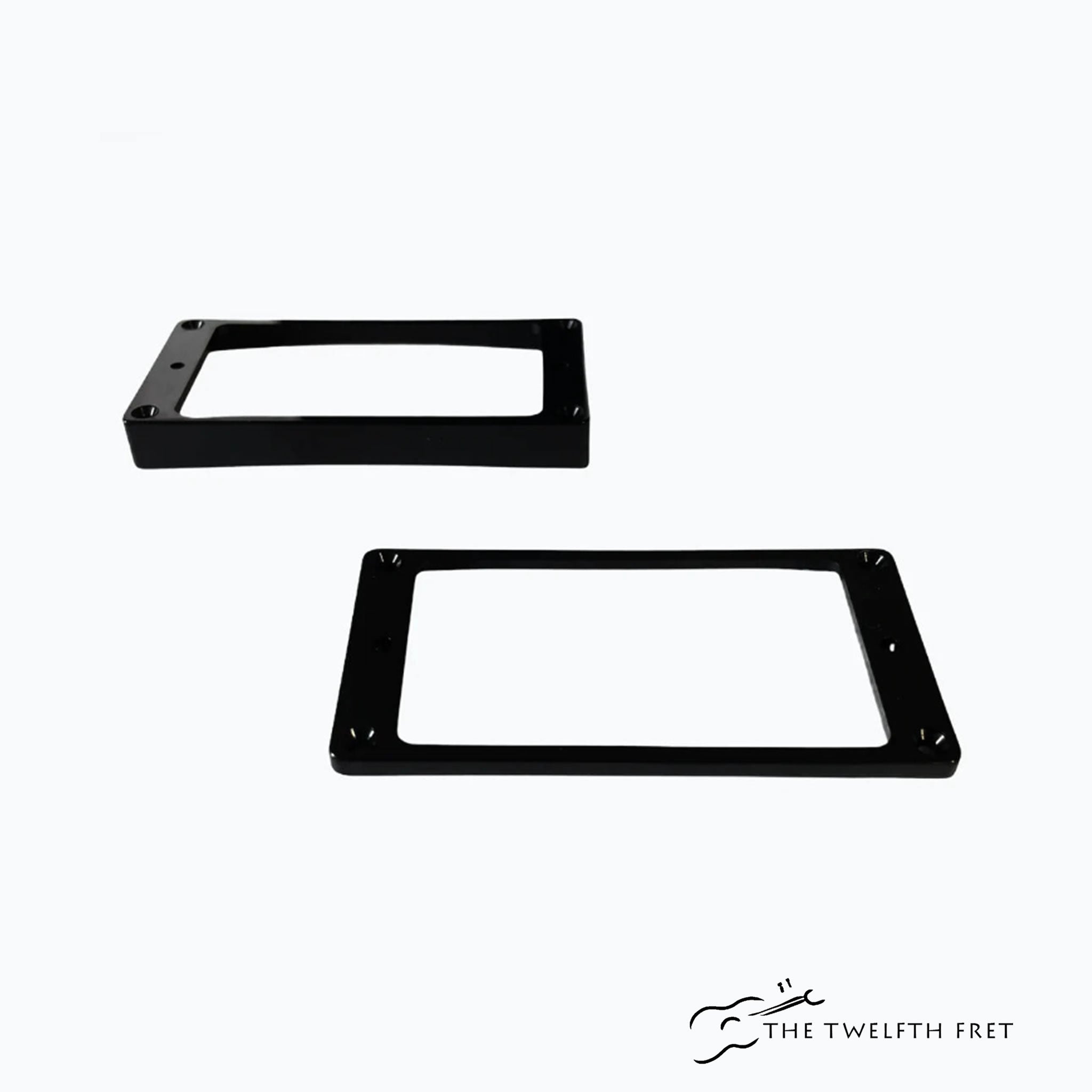Allparts Curved Neck and Bridge Humbucking Pickup Ring Set (BLACK) - The Twelfth Fret