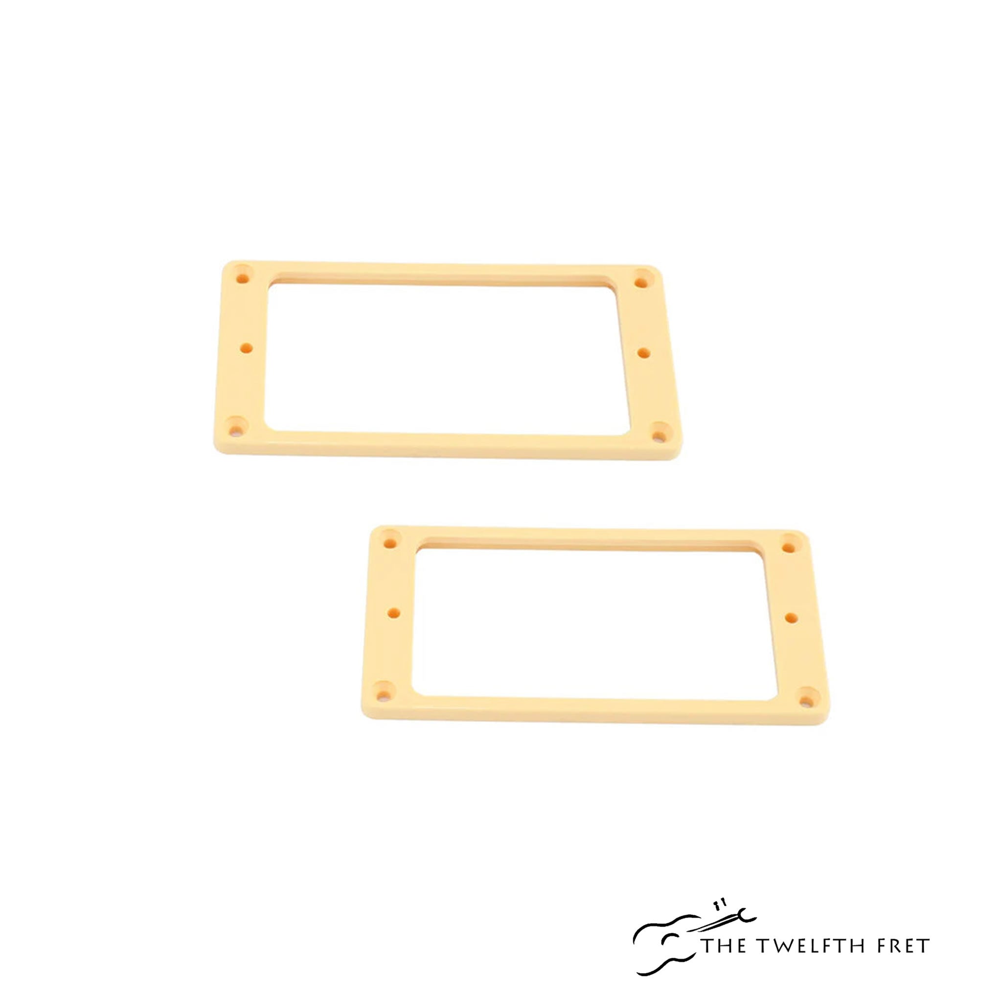 Allparts Non-Slanted Humbucking Pickup Ring Set ( Cream) - The Twelfth Fret