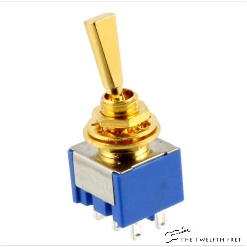 Allparts On-On Mini Switch (GOLD) - The Twelfth Fret