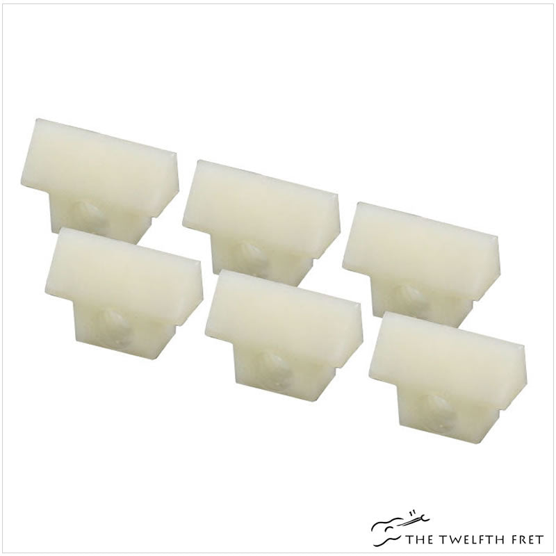 Allparts Tune-o-Matic Bridge Saddles - WHITE NYLON - The Twelfth Fret